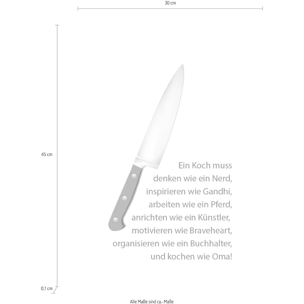 queence Wanddekoobjekt »Messer«