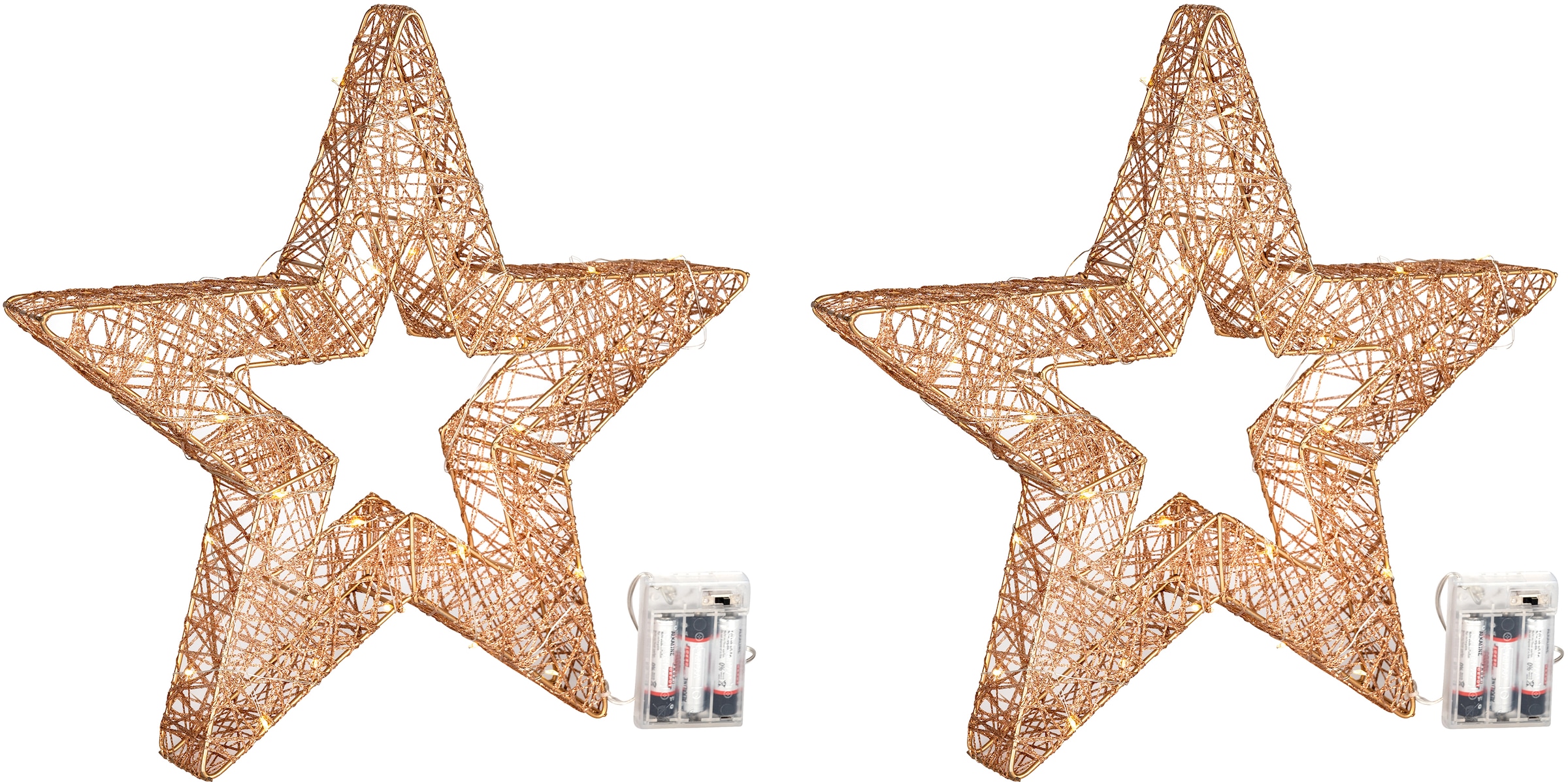 Star-Max LED Stern »Weihnachtsstern, Weihnachtsdeko«, 60 flammig, stromsparende LED