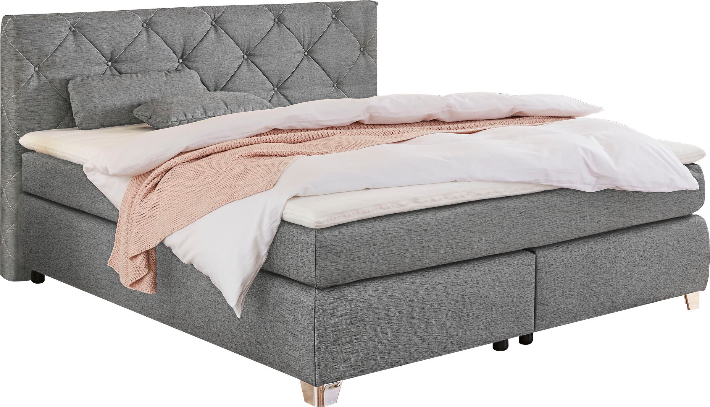 Jockenhöfer Gruppe Boxspringbett "Finja", mit Topper und Zierkissen, erhält günstig online kaufen