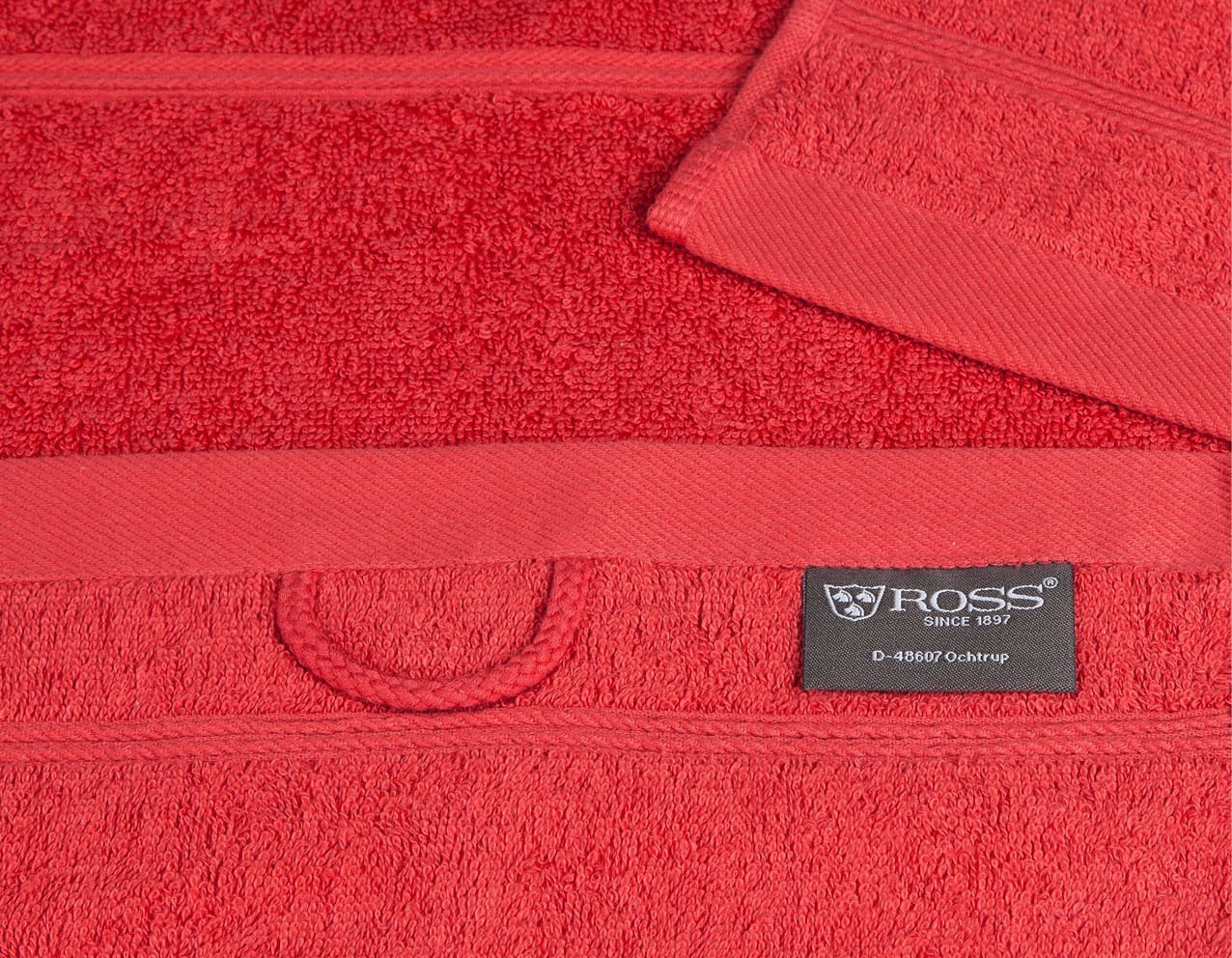 ROSS Badetuch »Rubin«, (Packung, 1 St.), 100% Baumwolle