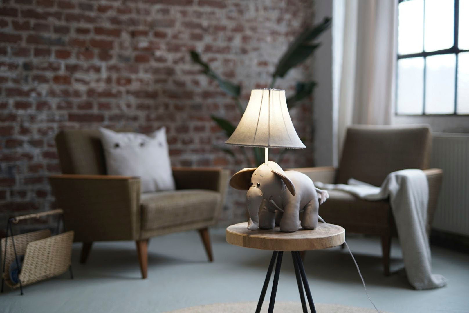 Happy Lamps for smiling eyes LED Tischleuchte »Bobby der Elefant«, 1 flammig, Leuchtmittel GU 5,3 | LED fest integriert, Hochwertig, Einzigartig, Zertifiziert