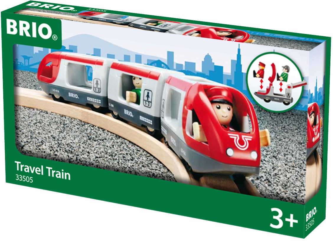 BRIO® Spielzeug-Eisenbahn »BRIO® WORLD, Roter Reisezug«, FSC® - schützt Wald - weltweit