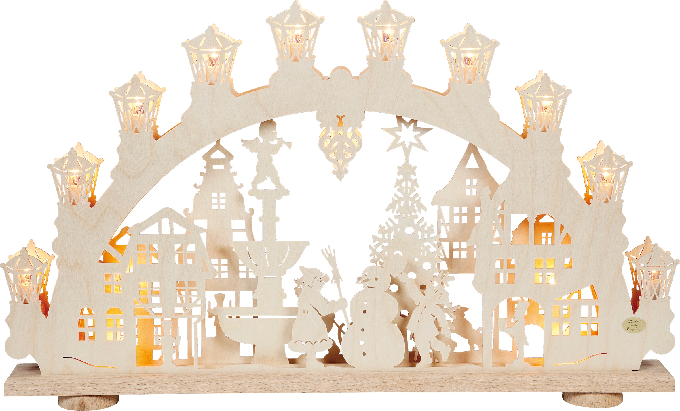 SAICO Original LED Schwibbogen »3D-Lichterbogen, Winter in der Stadt« Premi günstig online kaufen