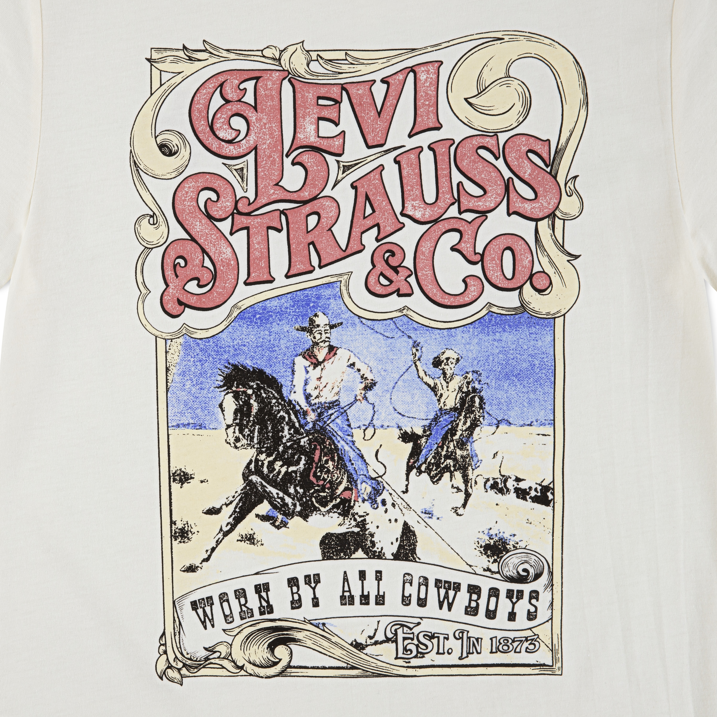 Levi's® Kids T-Shirt »LVB WORN BY COWBOYS TEE«, mit großem Rückenprint, for Boys