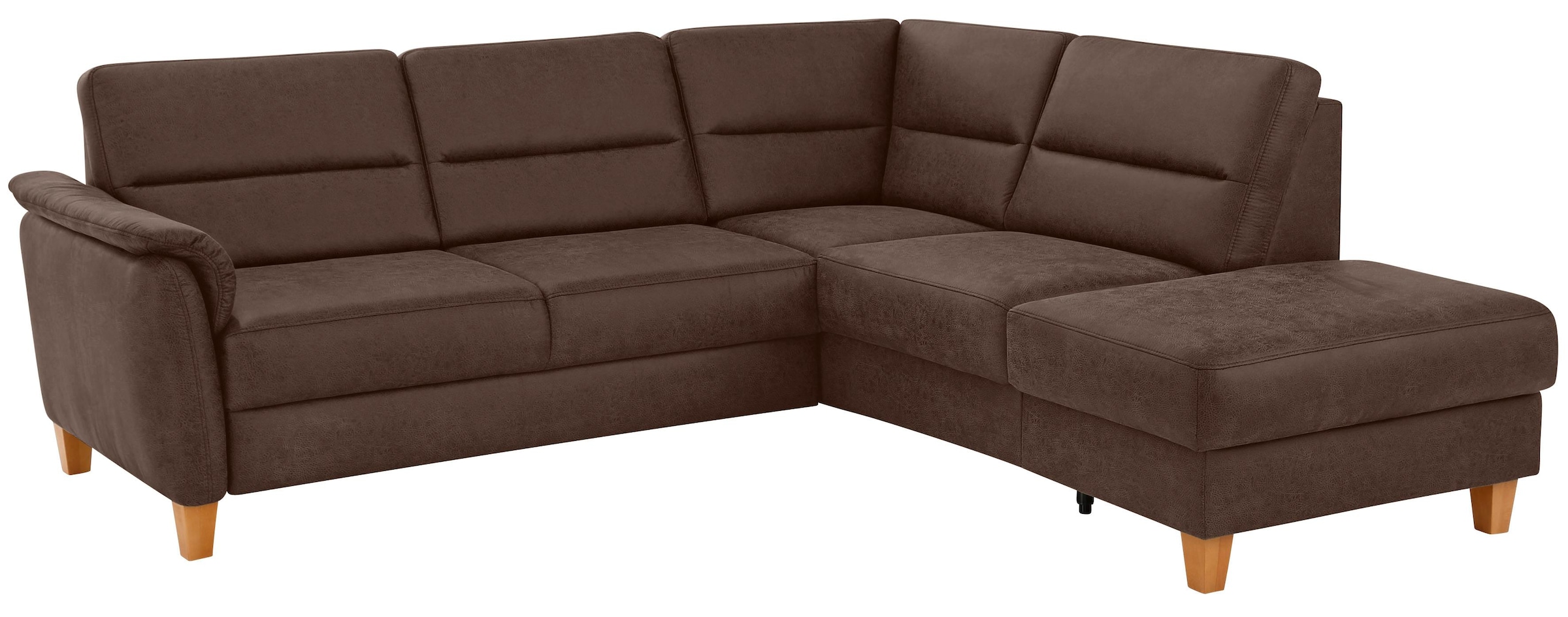 Home affaire Ecksofa »Palmera L-Form, B: 236 cm« optional Bettfunktion & Be günstig online kaufen