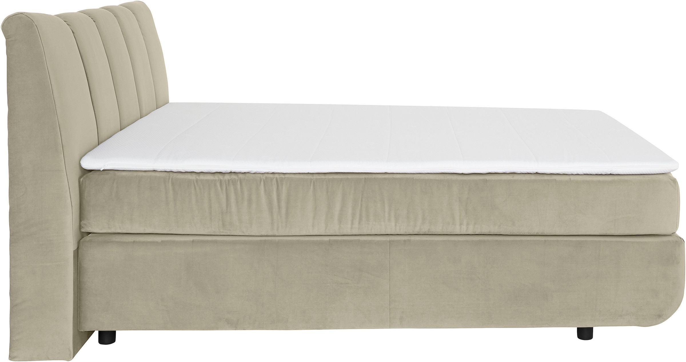 Home affaire Boxspringbett »Océane« Bodenfrei- wirkt freischwebend, verschiedene Härtegrade (auch H4)