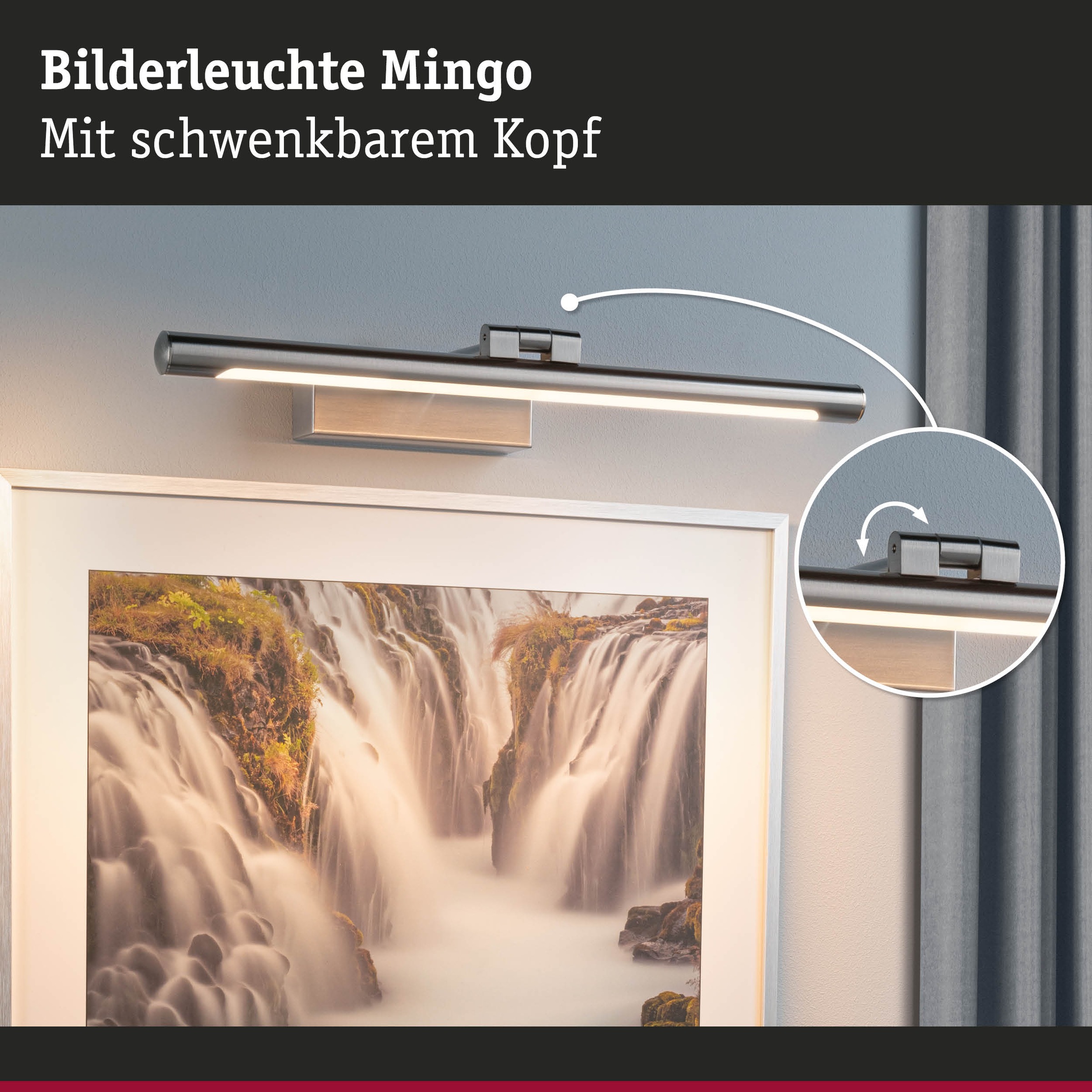 Paulmann LED Bilderleuchte »Mingo 3000K, 230V«, 1 flammig