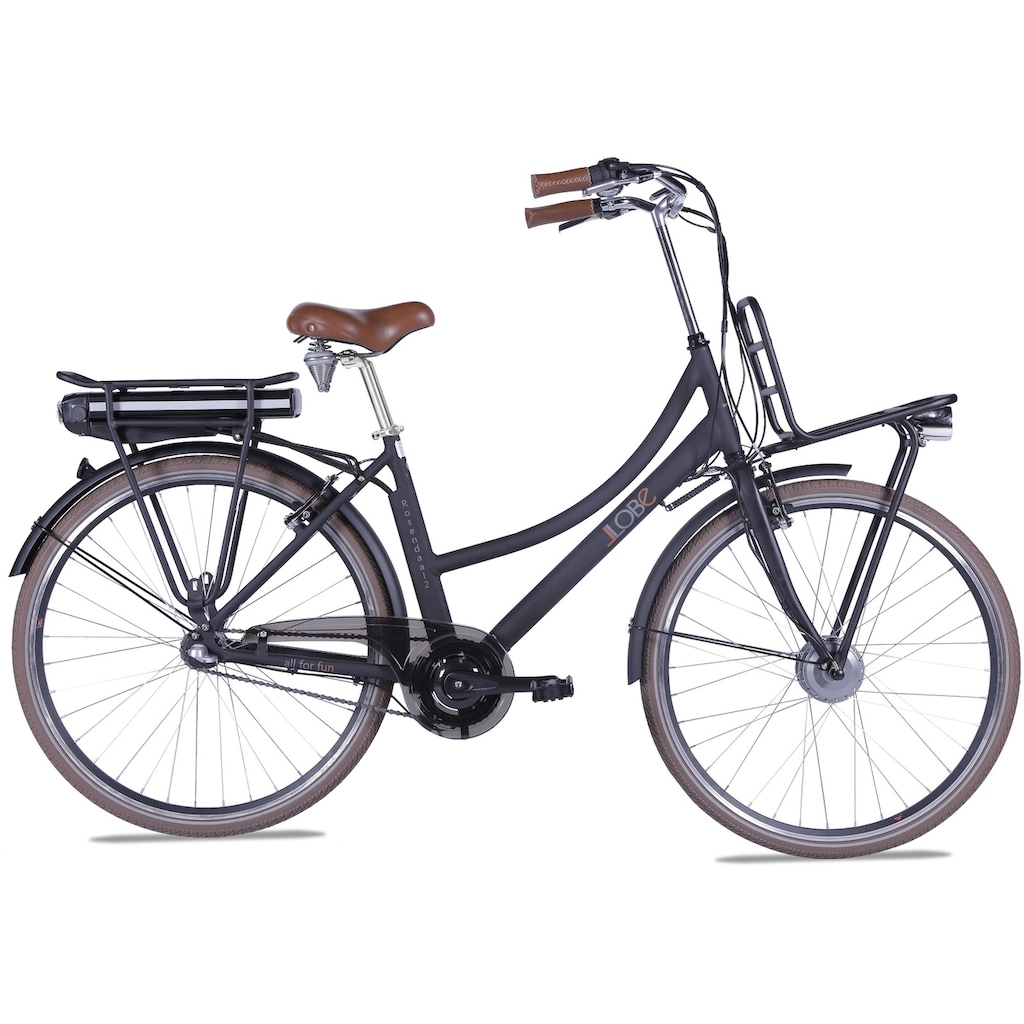 LLobe E-Bike »Rosendaal Lady 10,4 Ah«, 3 Gang, Frontmotor 250 W