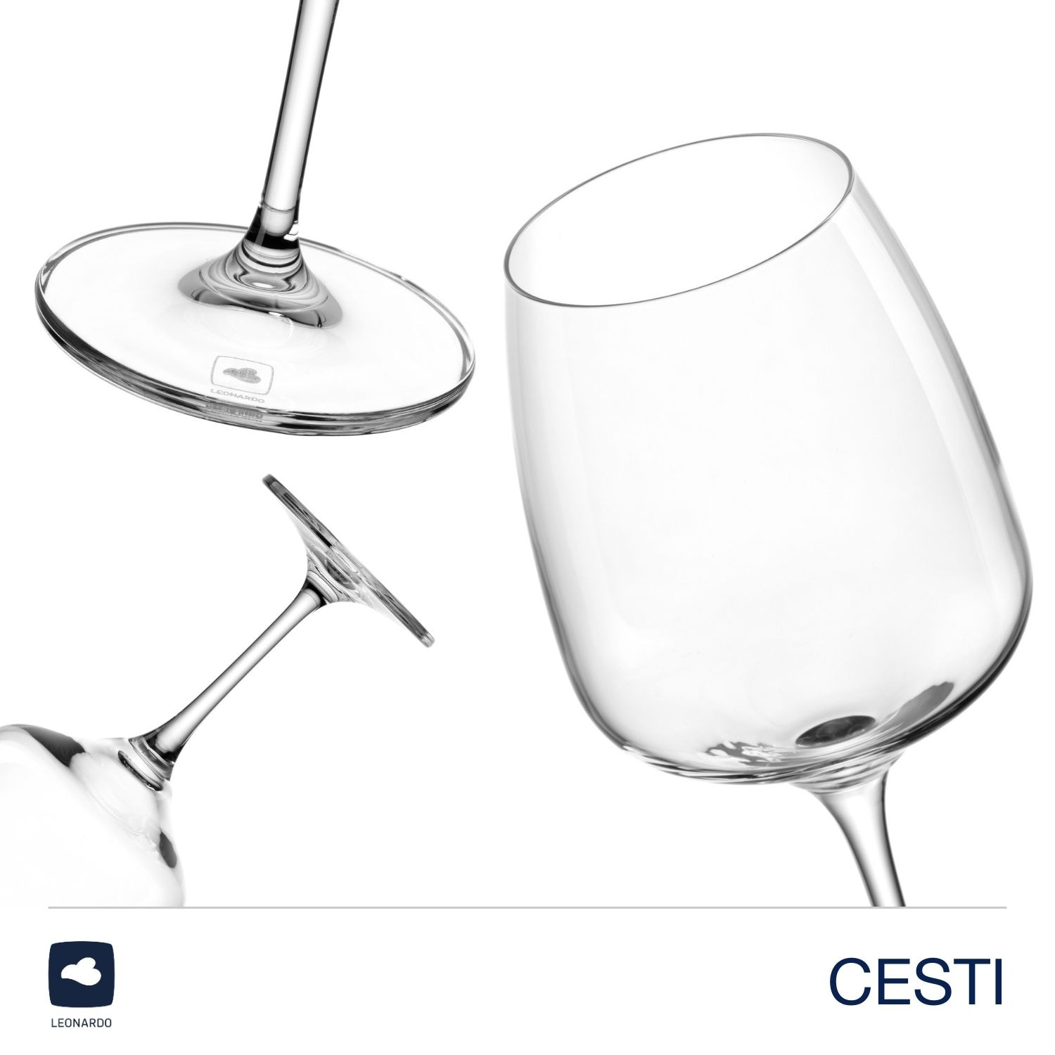 LEONARDO Weißweinglas »6 Weingläser CESTI + Poliertuch«, (Set, 7 tlg.), 6 W günstig online kaufen