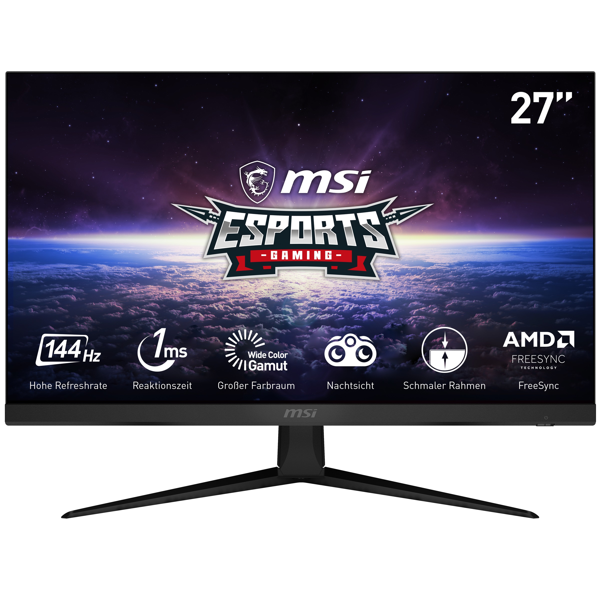 Hyrican Gaming-PC-Komplettsystem »Military SET02159«, inklusive 27" Monitor MSI Optix G271
