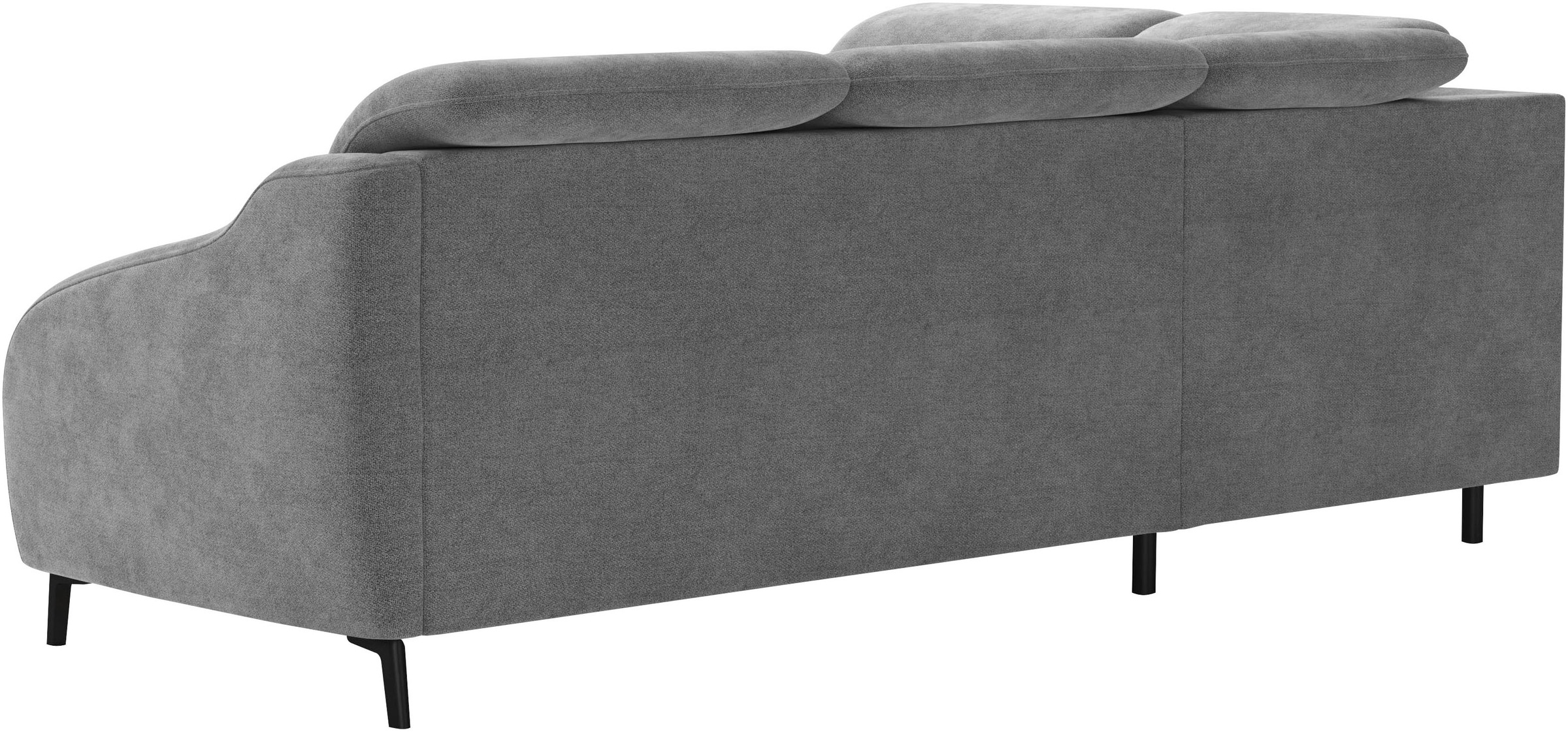 sit&more Ecksofa »Blues L-Form«, wahlweise mit Klapptisch und USB
