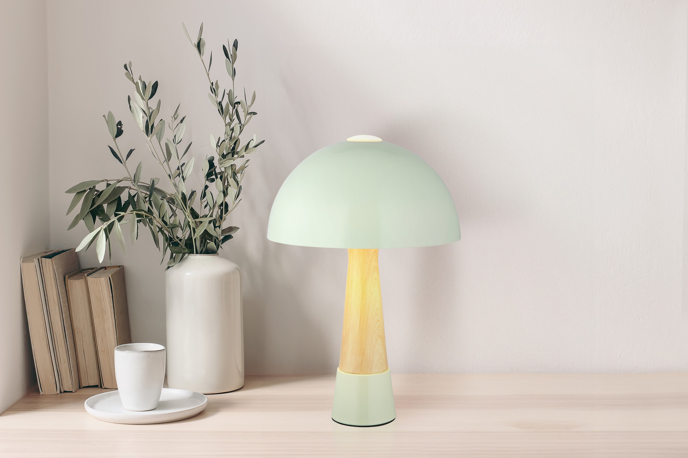 NOWA LED Tischleuchte »PAULIN«, 1 flammig, Leuchtmittel E27   ohne Leuchtmi günstig online kaufen