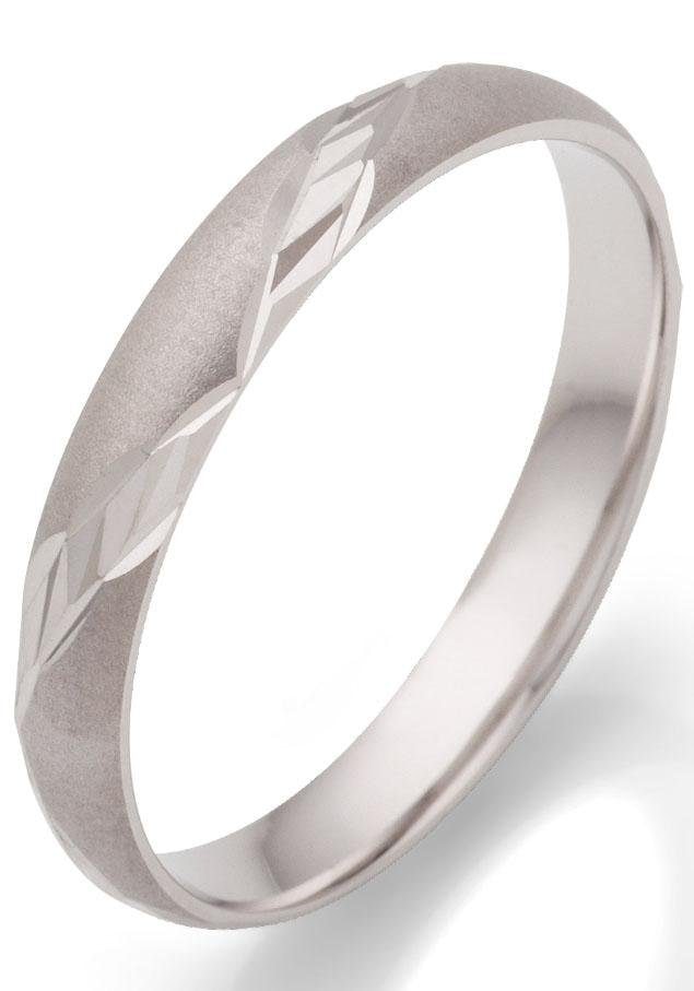 Firetti Trauring »Schmuck Geschenk Hochzeit Ehering "LIEBE"« wahlweise mit oder ohne Zirkonia (synth.)