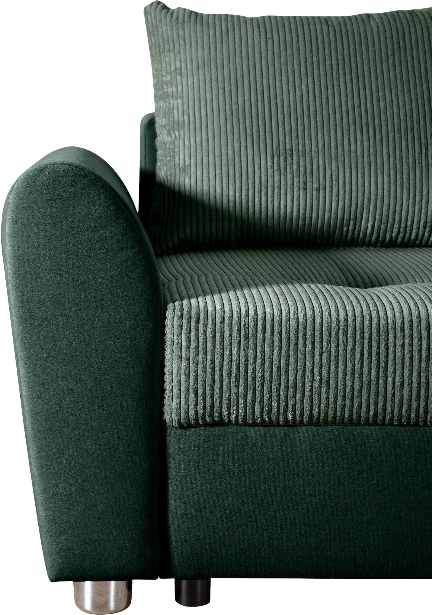 COLLECTION AB Ecksofa, Ecksofa,Bettfunktion,Bettkasten,Bonnelfederkern, Rückenkissen