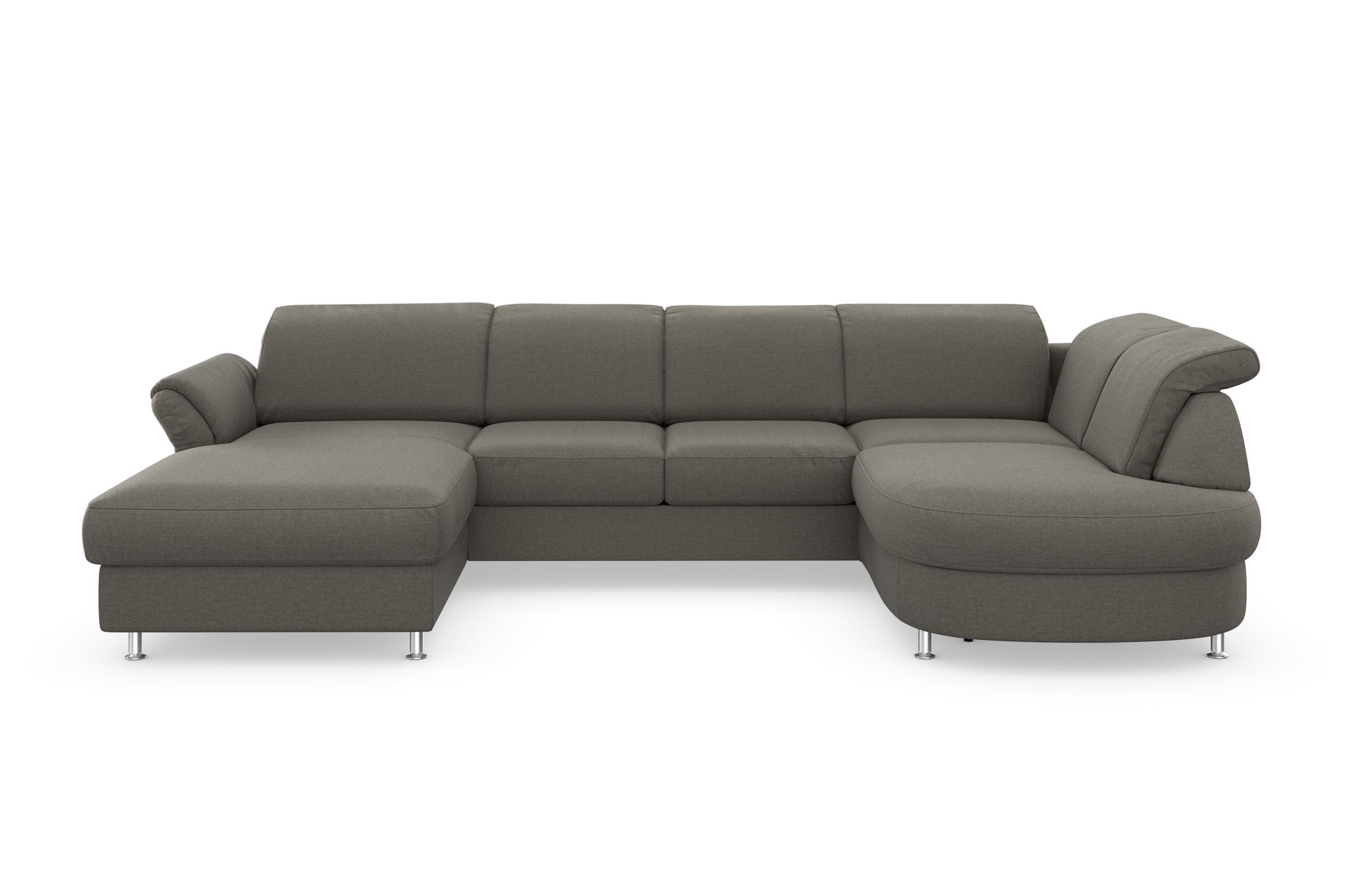 sit&more Wohnlandschaft »Apulia U-Form«, wahlweise Bettfunktion, Bettkasten und Kopf- und Armteilverstellung