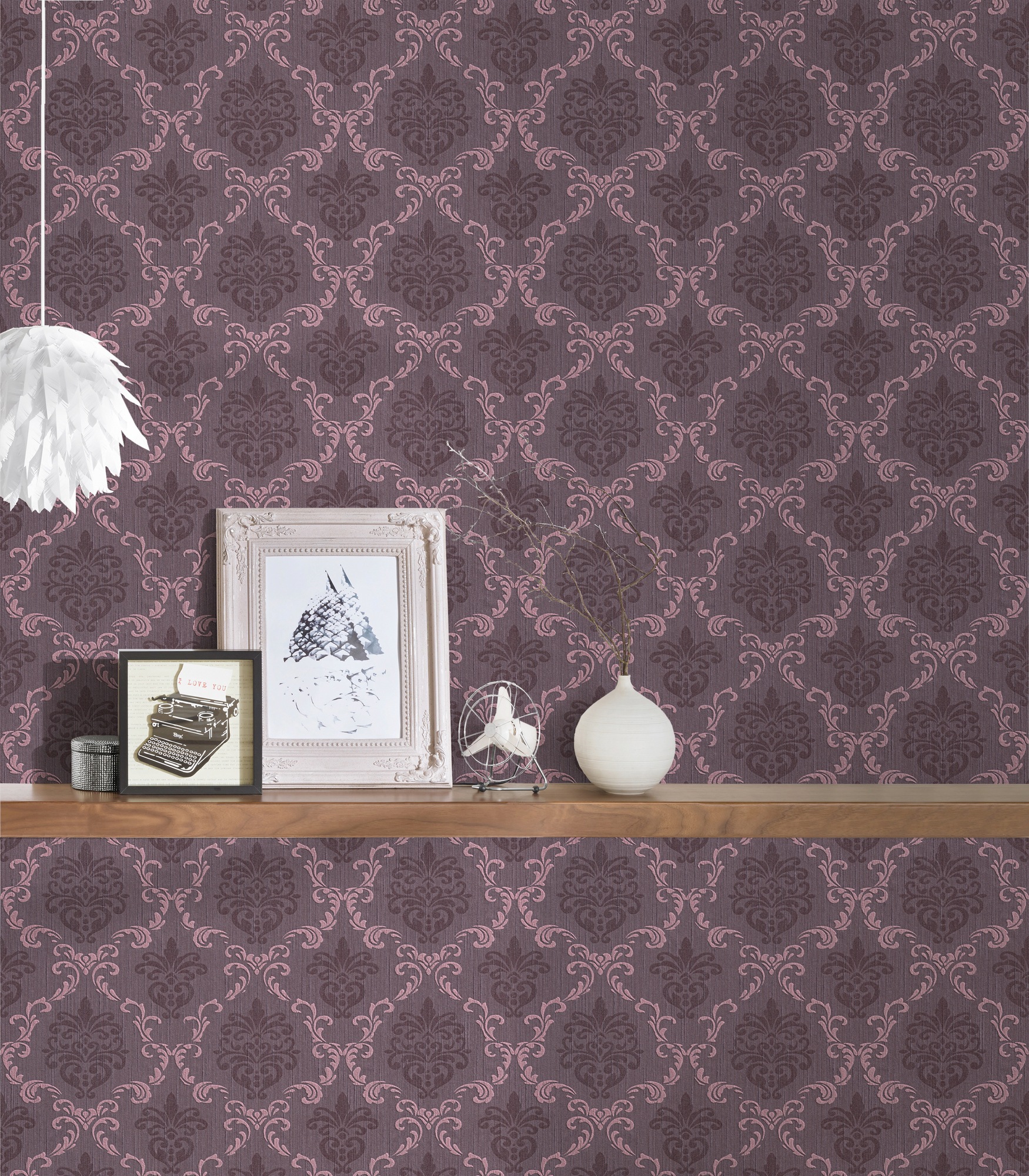 Architects Paper Textiltapete »Tessuto«, Barock-ornamental-gemustert, Tapete Barock Tapeten Wohnzimmer Schlafzimmer Küche modern Design Büro