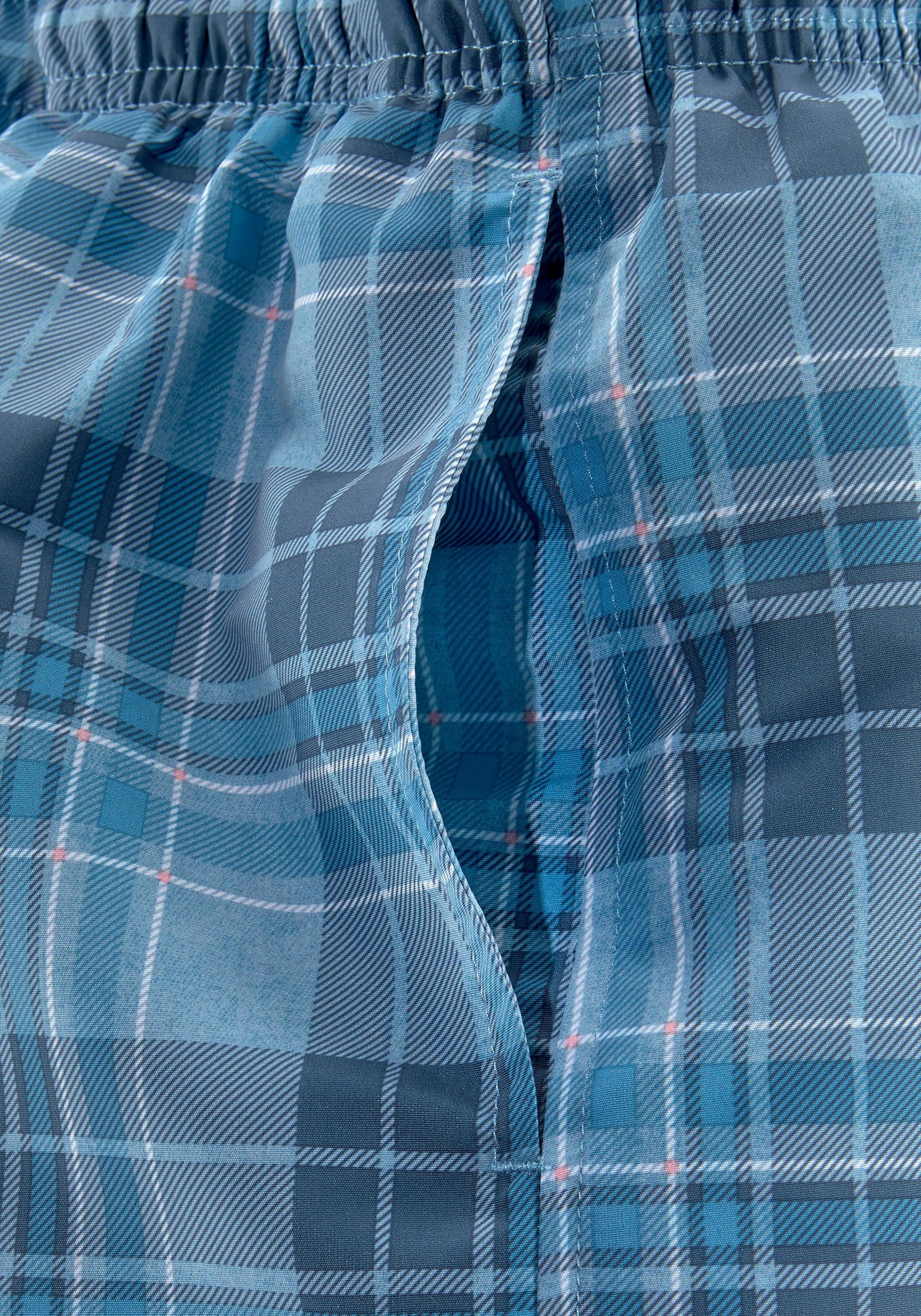 3. Bild von Buffalo Badeshorts, mit trendigem Karomuster