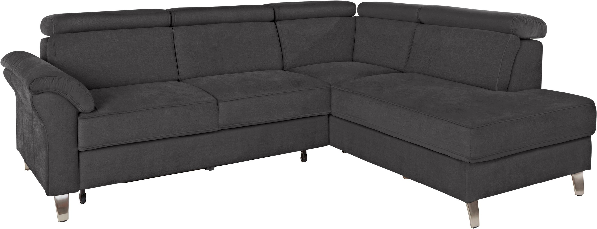 sit&more Ecksofa »Arngast L-Form« inklusive Kopfteilverstellung und Federke günstig online kaufen