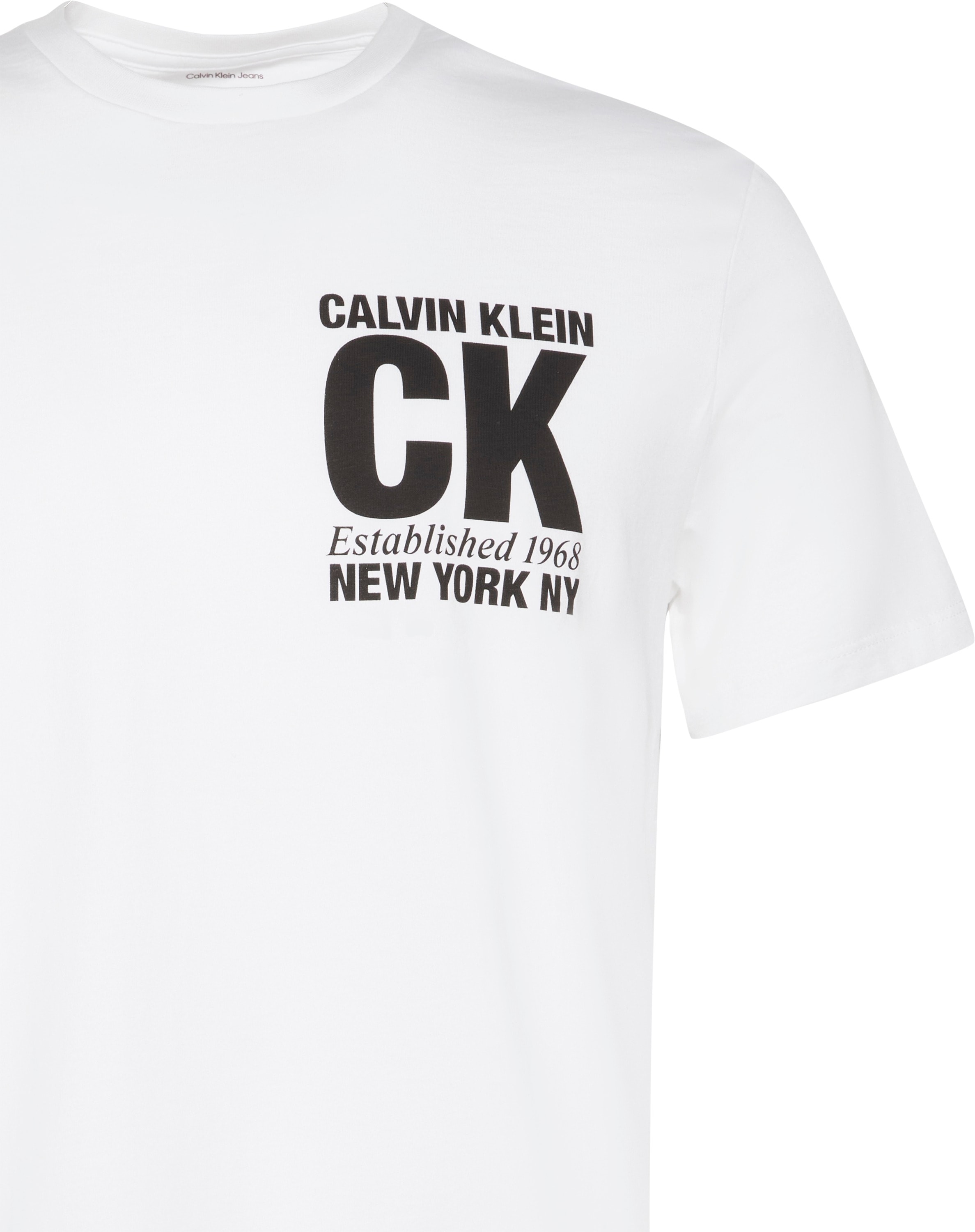 Calvin Klein T-Shirt Regular fit, mit Rundhalsausschnitt