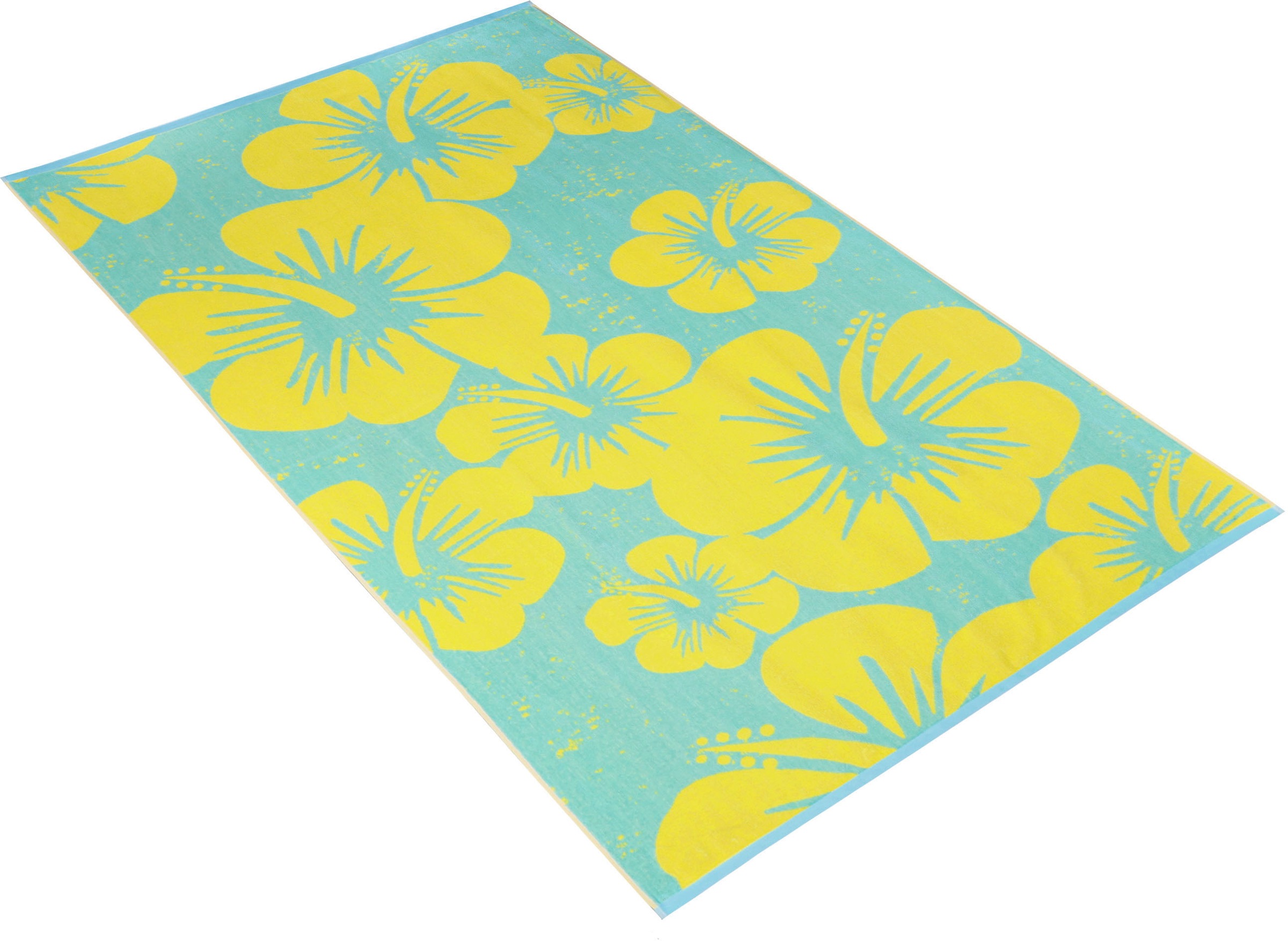 Vossen Strandtuch und schnell »aloha florales flower«, (1 bequem St.), Design bestellen