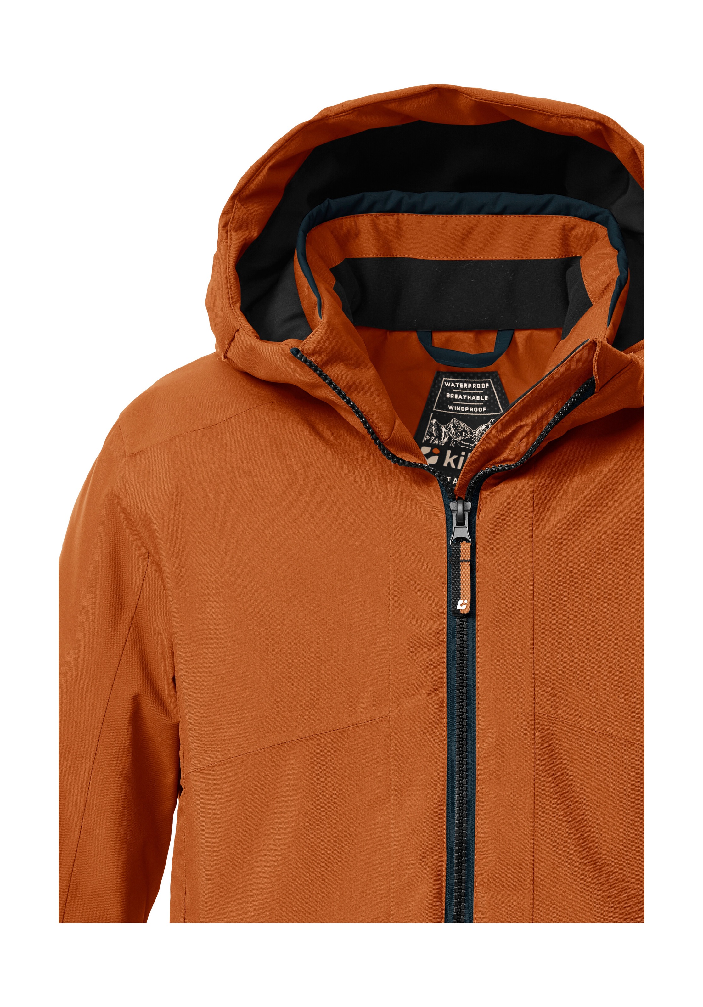 Killtec Skijacke »KSW 202 BYS SKI JCKT«, Wasserdichte Kinder-Skijacke mit verstellbarer Kapuze und Schneefang