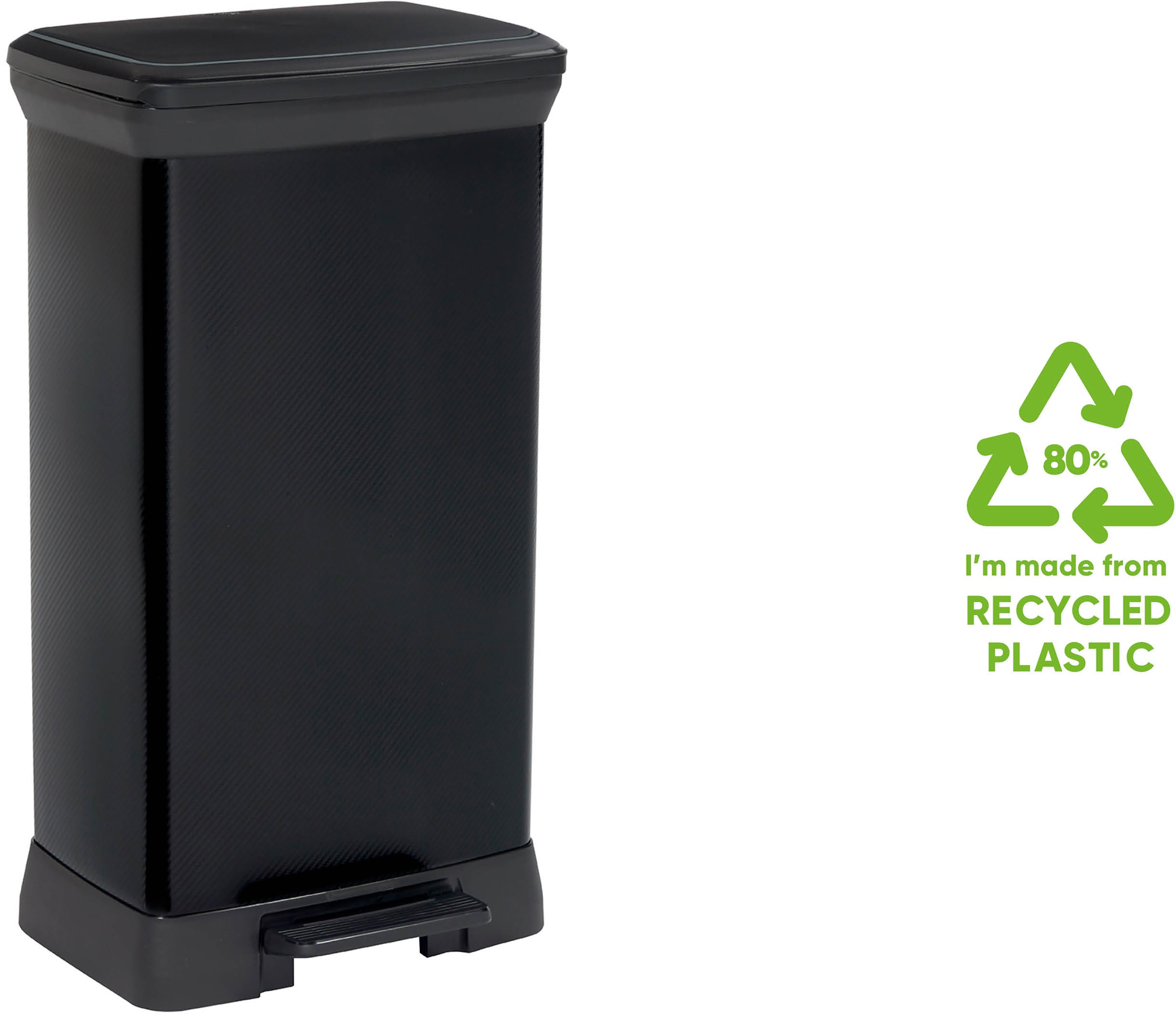 Curver Mülleimer »DECO bin METALLIC'S«, 1 Behälter, Metalleffekt-Lackierung günstig online kaufen