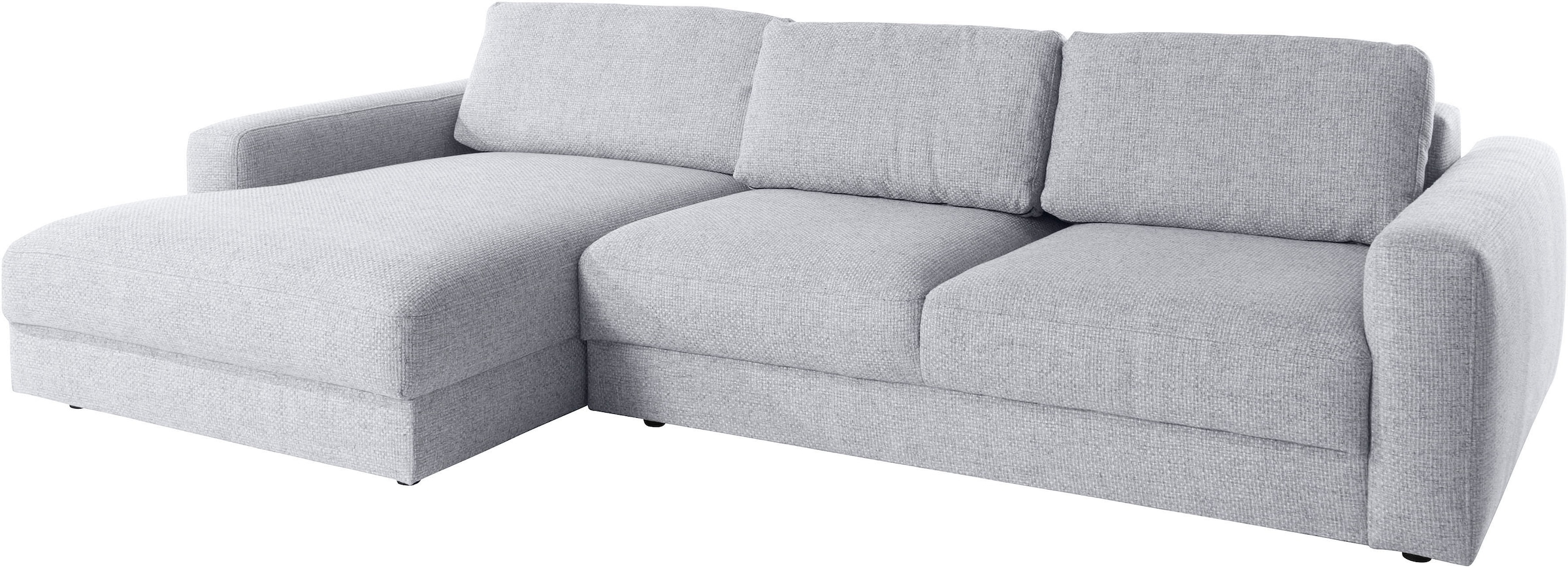 Places of Style Ecksofa »Bloomfield, L-Form«, extra tiefe Sitzfläche, wahlweise mit Sitztiefenverstellung