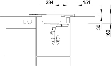 Blanco Küchenspüle »LANTOS 9 E-IF«