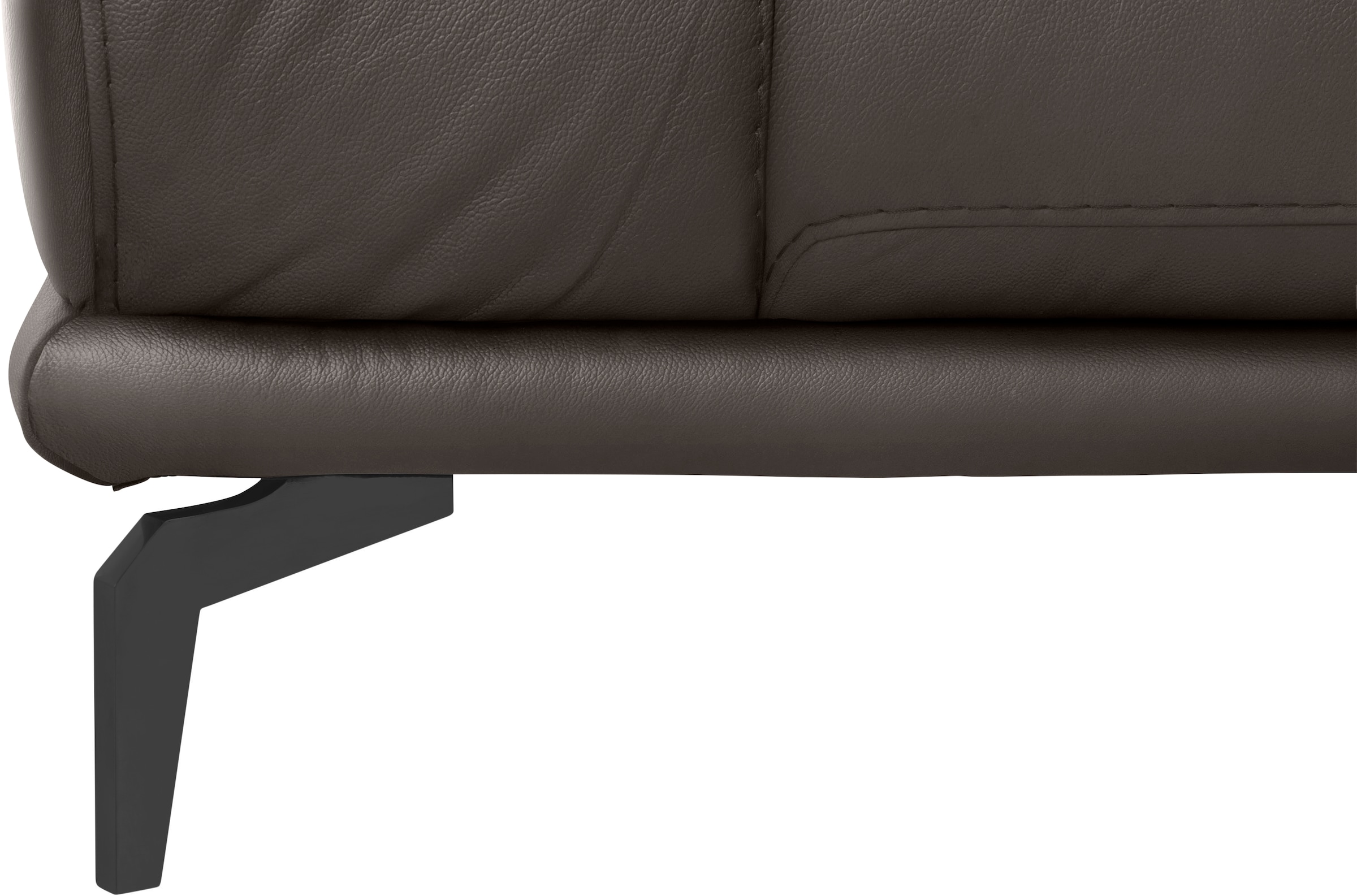 W.SCHILLIG 2-Sitzer »montanaa«, mit Metallfüßen in Schwarz pulverbeschichtet, Breite 192 cm