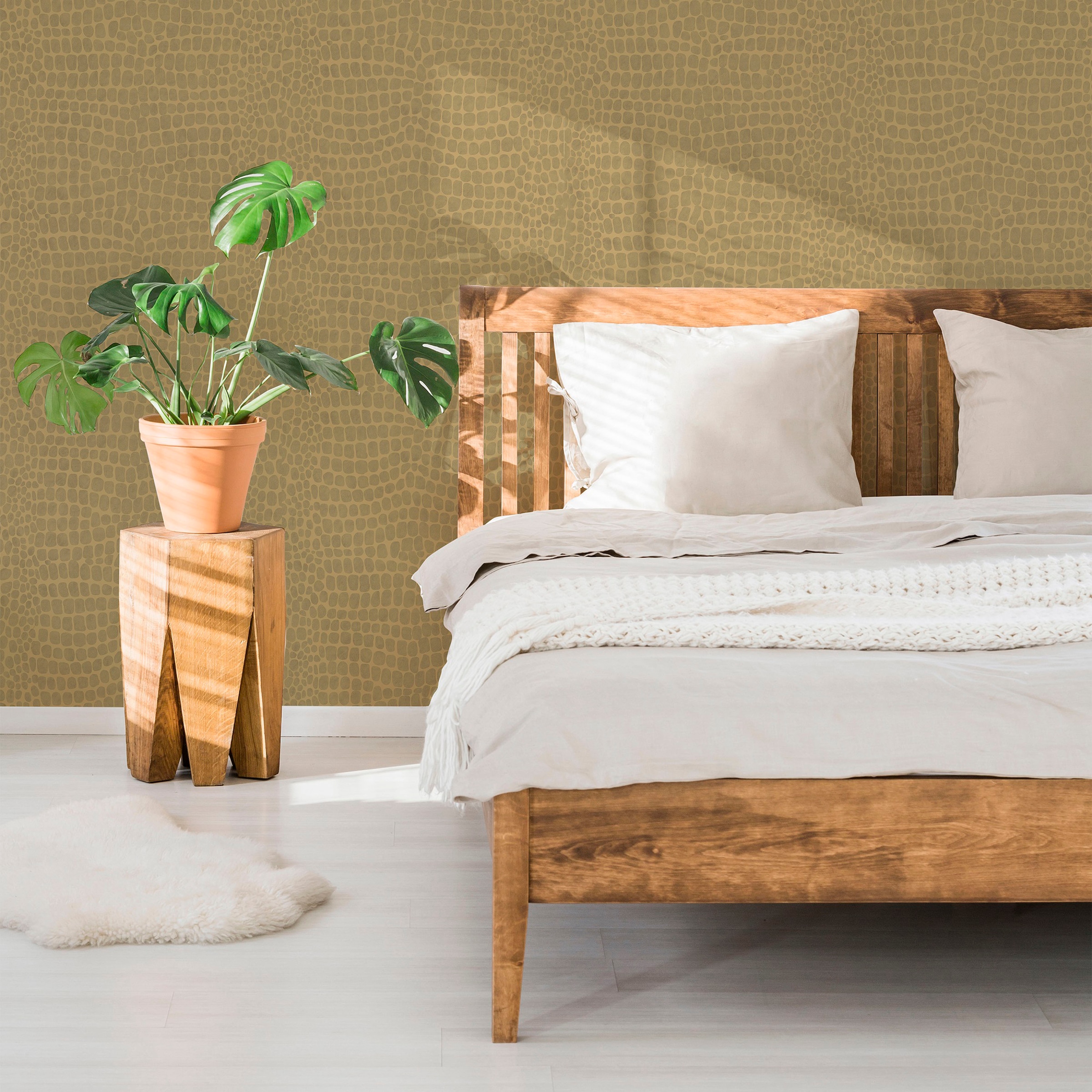 Superfresco Easy Vliestapete »Animal Print Sand« Motiv texturiert animal print