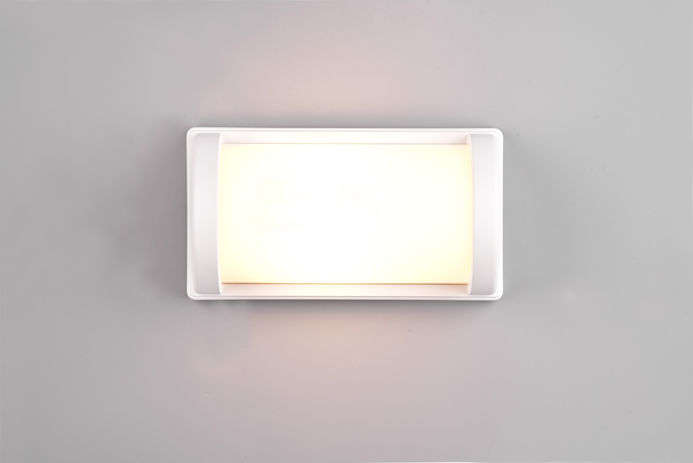 REALITY Leuchten Außen-Wandleuchte »PUELO, Outdoor Wandlampe Hauswand Fassade Garten, exkl 1x E27 max 10W«, 1 flammig, Leuchtmittel E27 | Leuchtmittel wechselbar, halbrunde Aussen Wandlampe aus Aluminium, IP44, Höhe 26cm Breite 14 cm