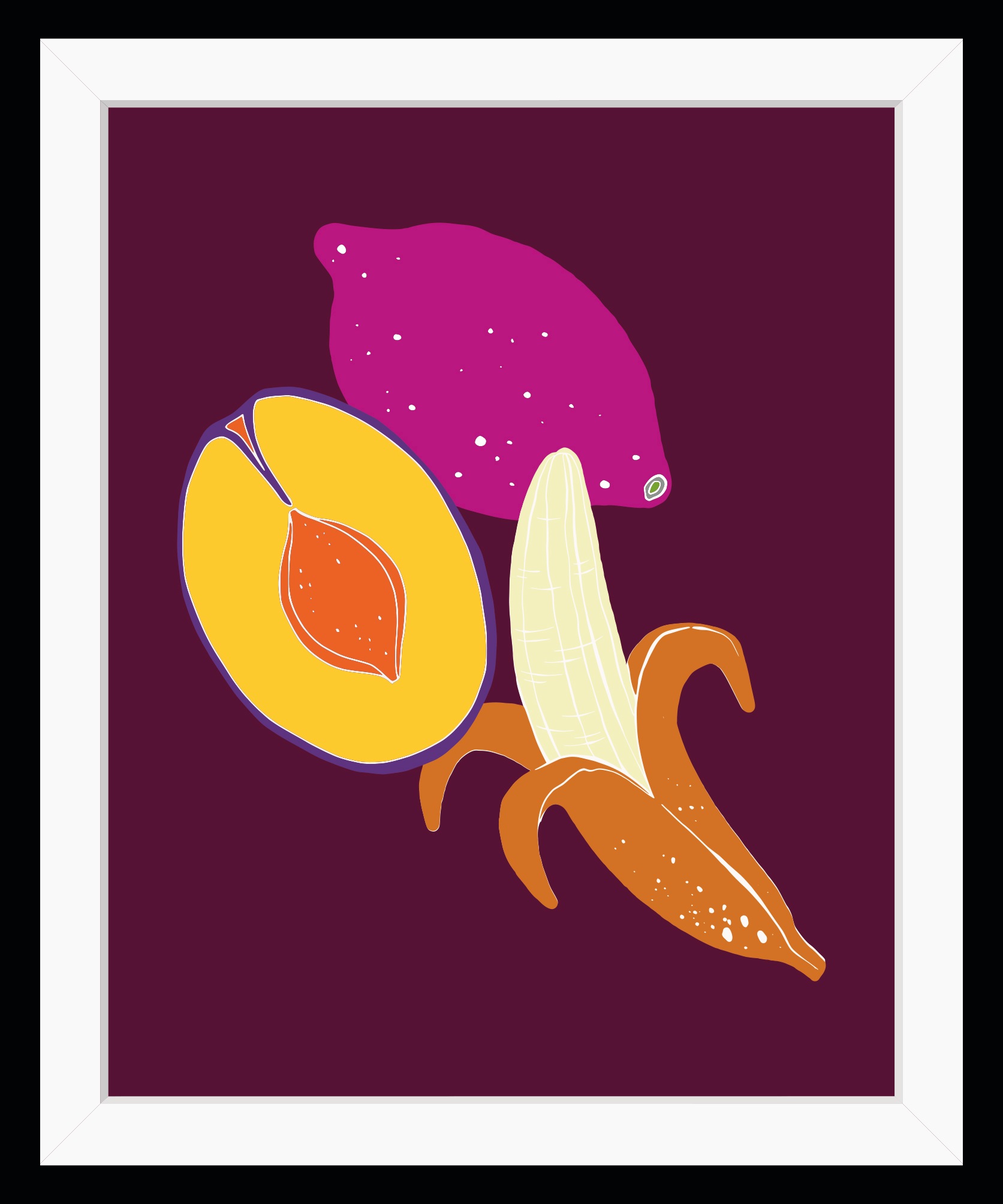queence Bild »Bibi«, Obst-Obst Bilder-Kunst-Lebensmittel-Orange, HD Premium günstig online kaufen