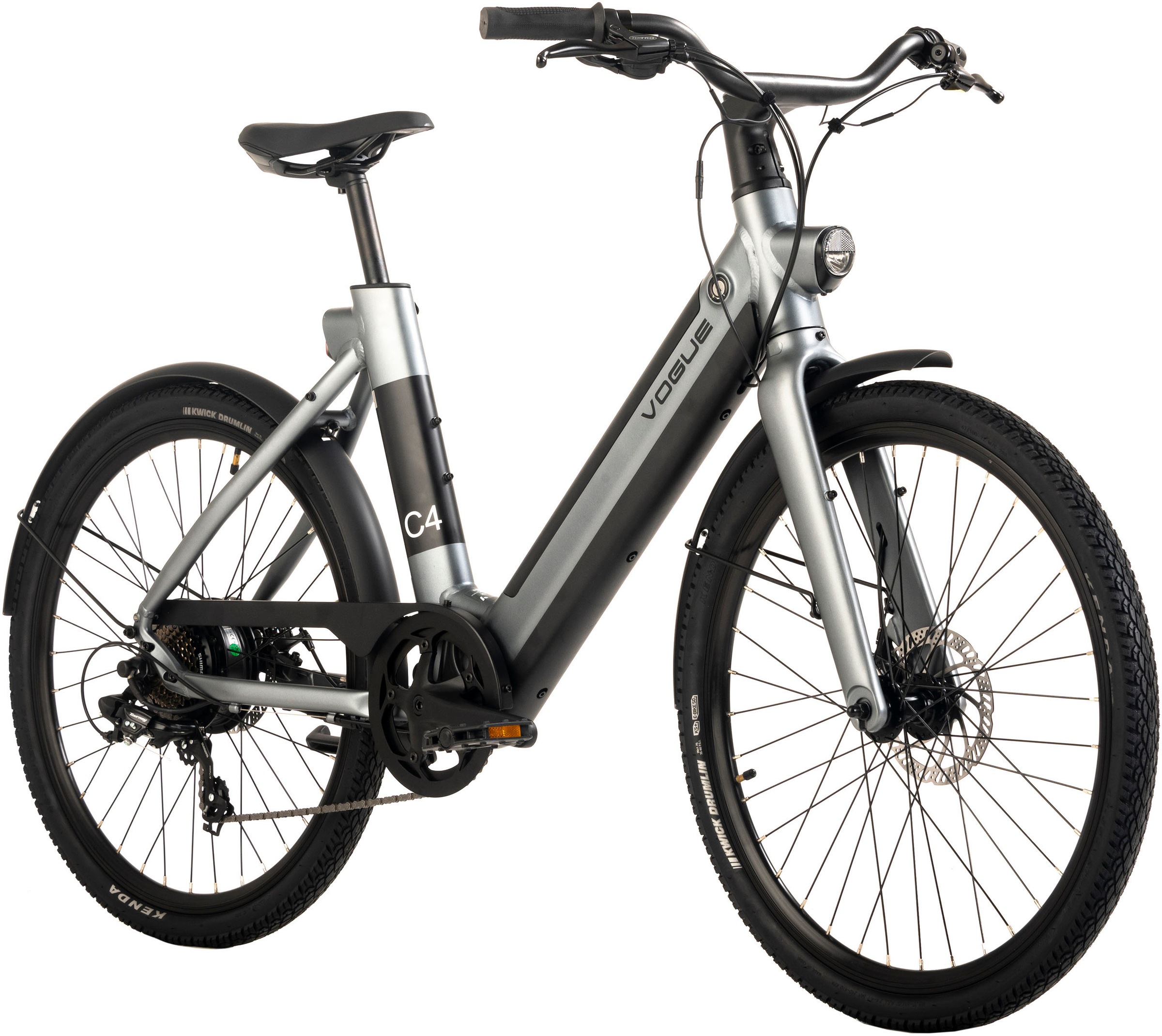VOGUE BIKE E-Bike »C4«, 7 Gang, Shimano, Tourney, Heckmotor 250 W, Pedelec, Elektrofahrrad für Damen u. Herren