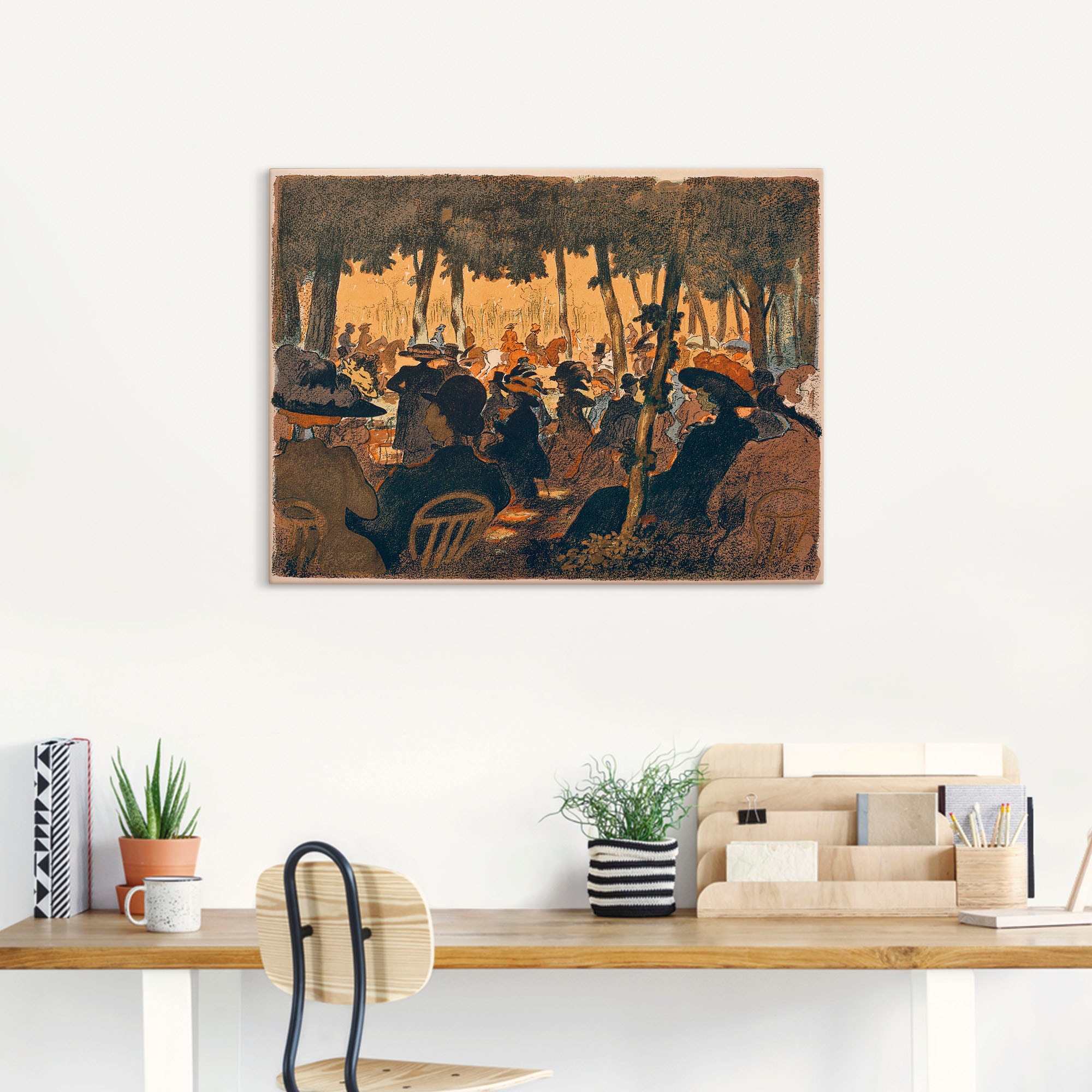 Artland Wandbild »Menschen im Park«, Gruppen & Familien, (1 St.), als Alubild, Leinwandbild, Wandaufkleber oder Poster in versch. Größen