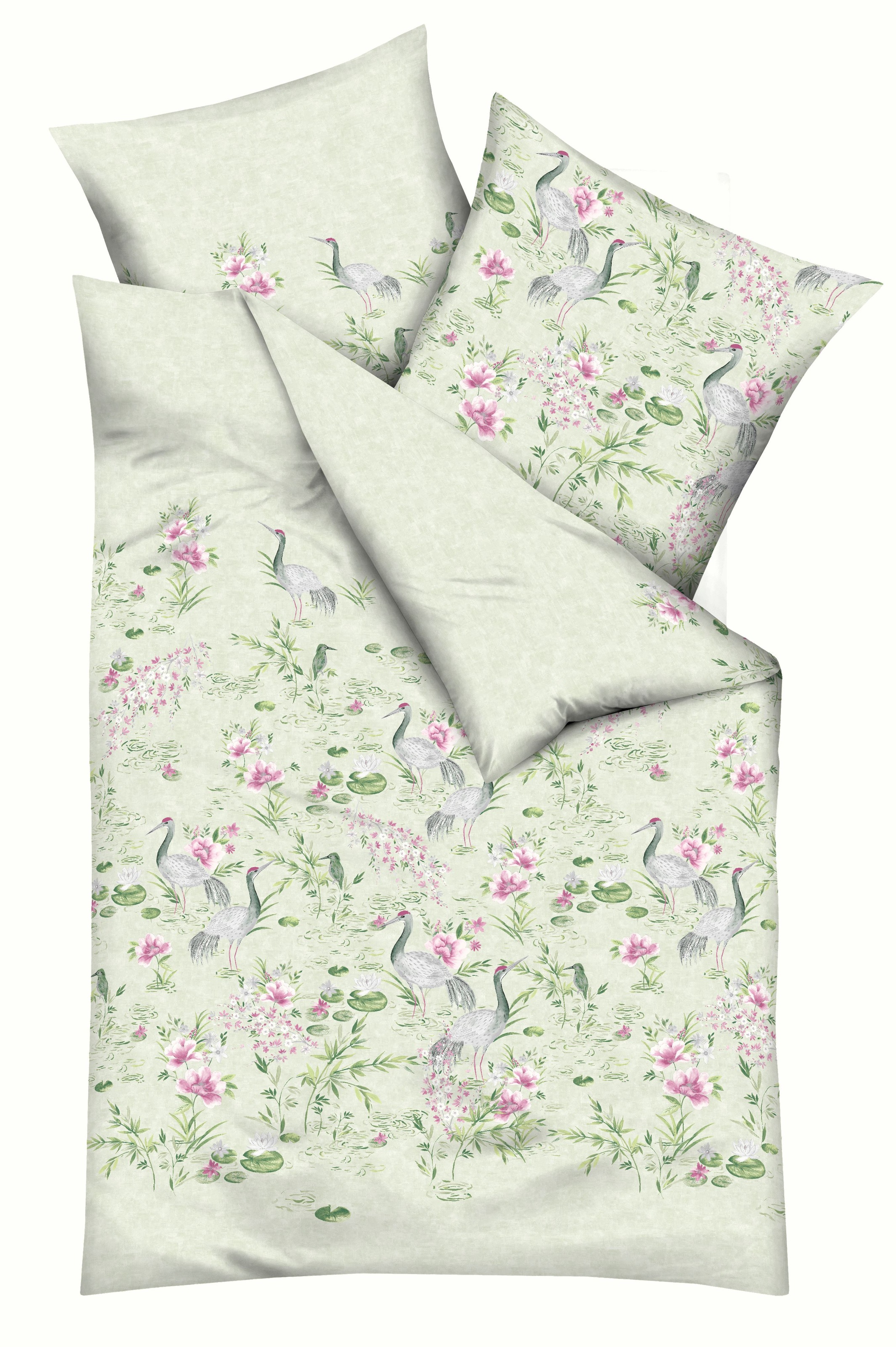 Kaeppel Bettwäsche »Pagode« 2 Stk. tlg. Mit Blumen günstig online kaufen