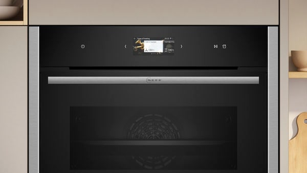 NEFF Dampfbackofen N 90 »C24FS31N0«, mit Teleskopauszug nachrüstbar, EasyClean®, AirFry-Funktion