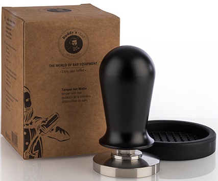 Buddy's Tamper »Buddy´s Bar - Barista Edition«, (Set, 2 tlg.), Premium, Kaffee Verdichter, rostfreier Edelstahl, Espresso Stempel