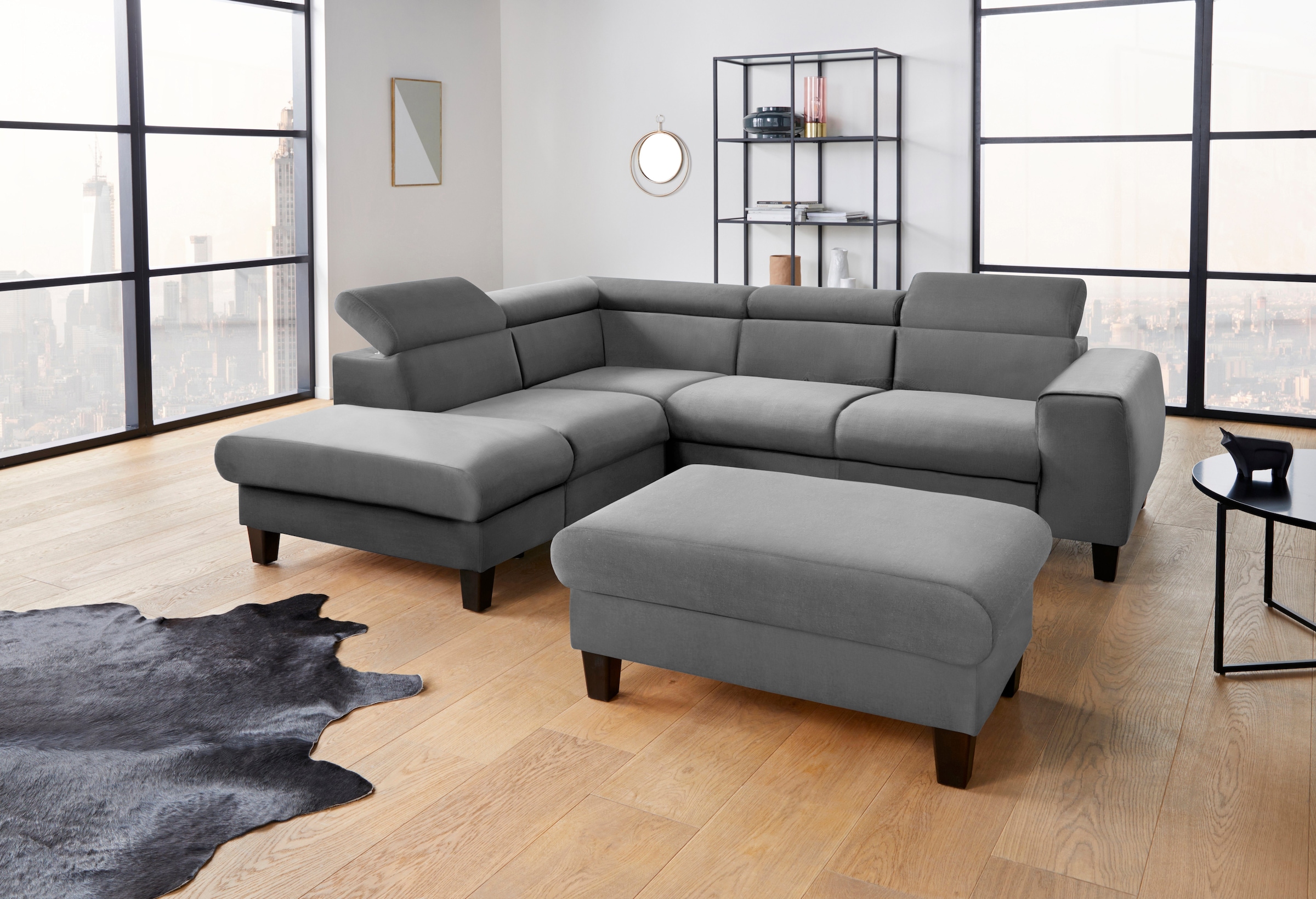COTTA Polstergarnitur »Morven L-Form«, (Set), Set bestehend aus: Ecksofa mi günstig online kaufen