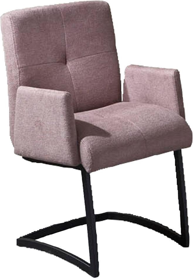 exxpo - sofa fashion Freischwinger »Affogato mit komfortablen Armlehnen«, S günstig online kaufen