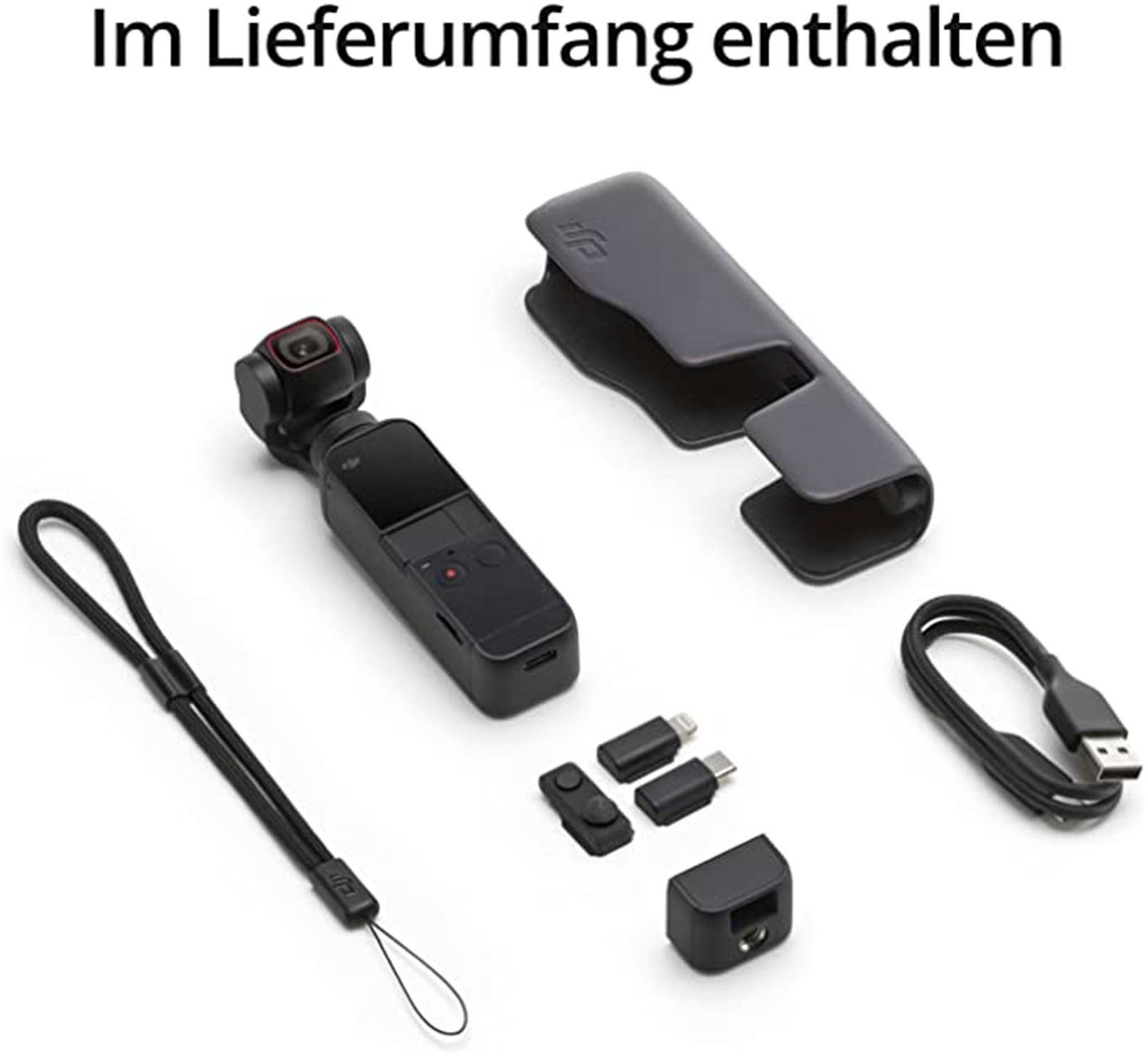 DJI Gimbal »Pocket 2«, (1 St.), 64 MP hochauflösendes Foto, 1/1.7” CMOS, Slow Motion, Livestreaming