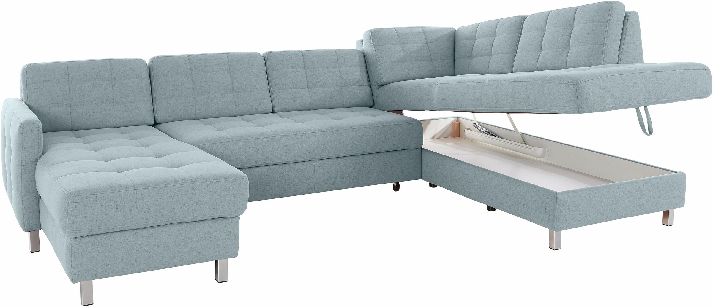 sit&more Wohnlandschaft »Picasso U-Form«, wahlweise mit Bettfunktion und Bettkasten