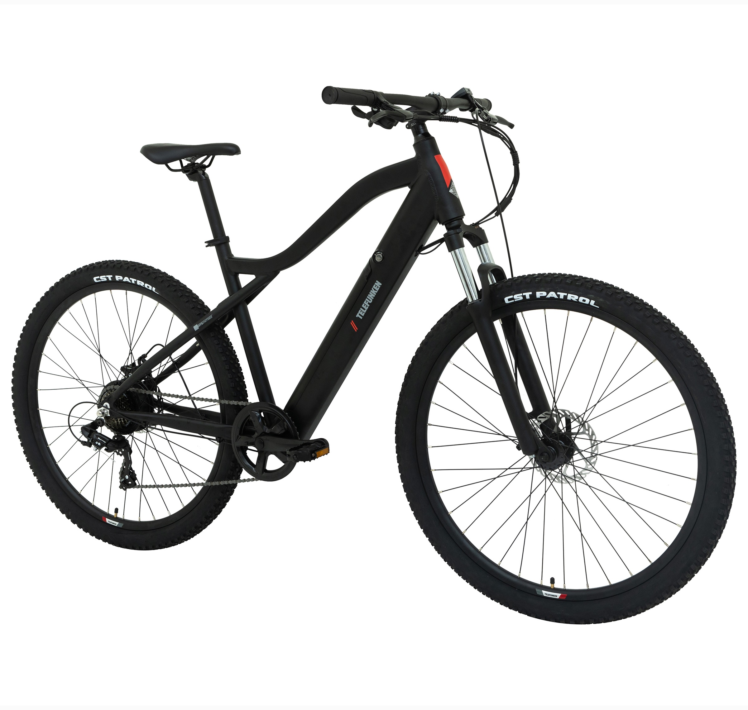 Telefunken »Aufsteiger MT922« 7 Gang Shimano TY300D Schaltwerk Kettenschaltung Heckmotor 250 W Pedelec, Elektrofahrrad, Damen u. Herren, E-MTB, Mountainbike, 29 Zoll