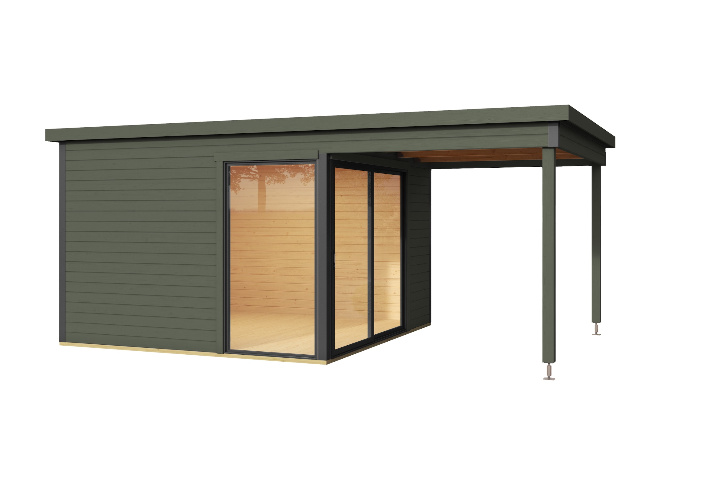 Nordic Holz Gartenhaus »DOMEO 2«