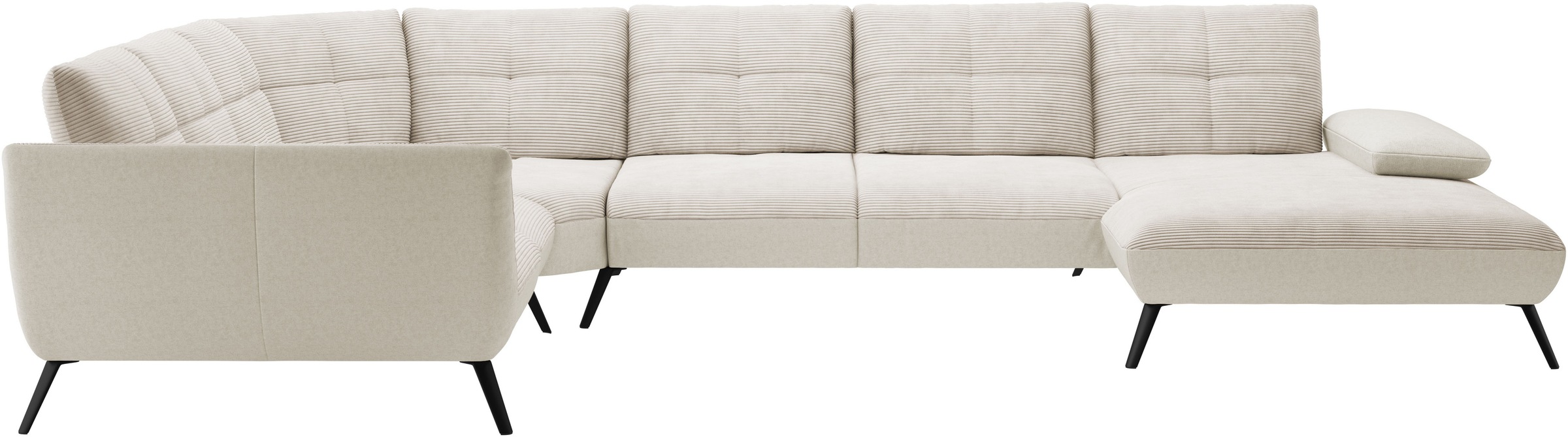 PLACES OF STYLE Wohnlandschaft "Mikado U-Form" inkl. Sitztiefenverstellung günstig online kaufen