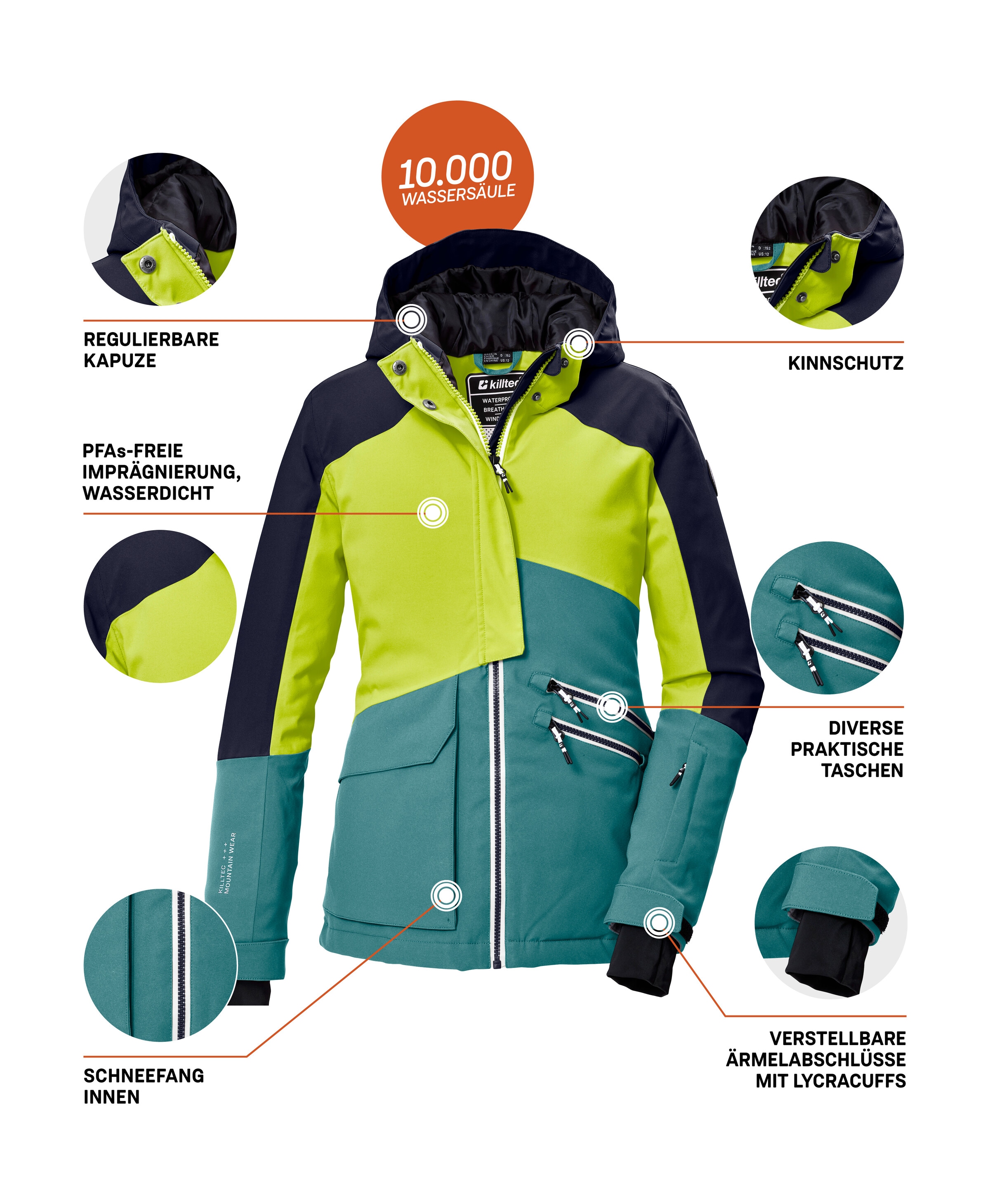 Killtec Skijacke »KSW 405 GRLS SKI JCKT«