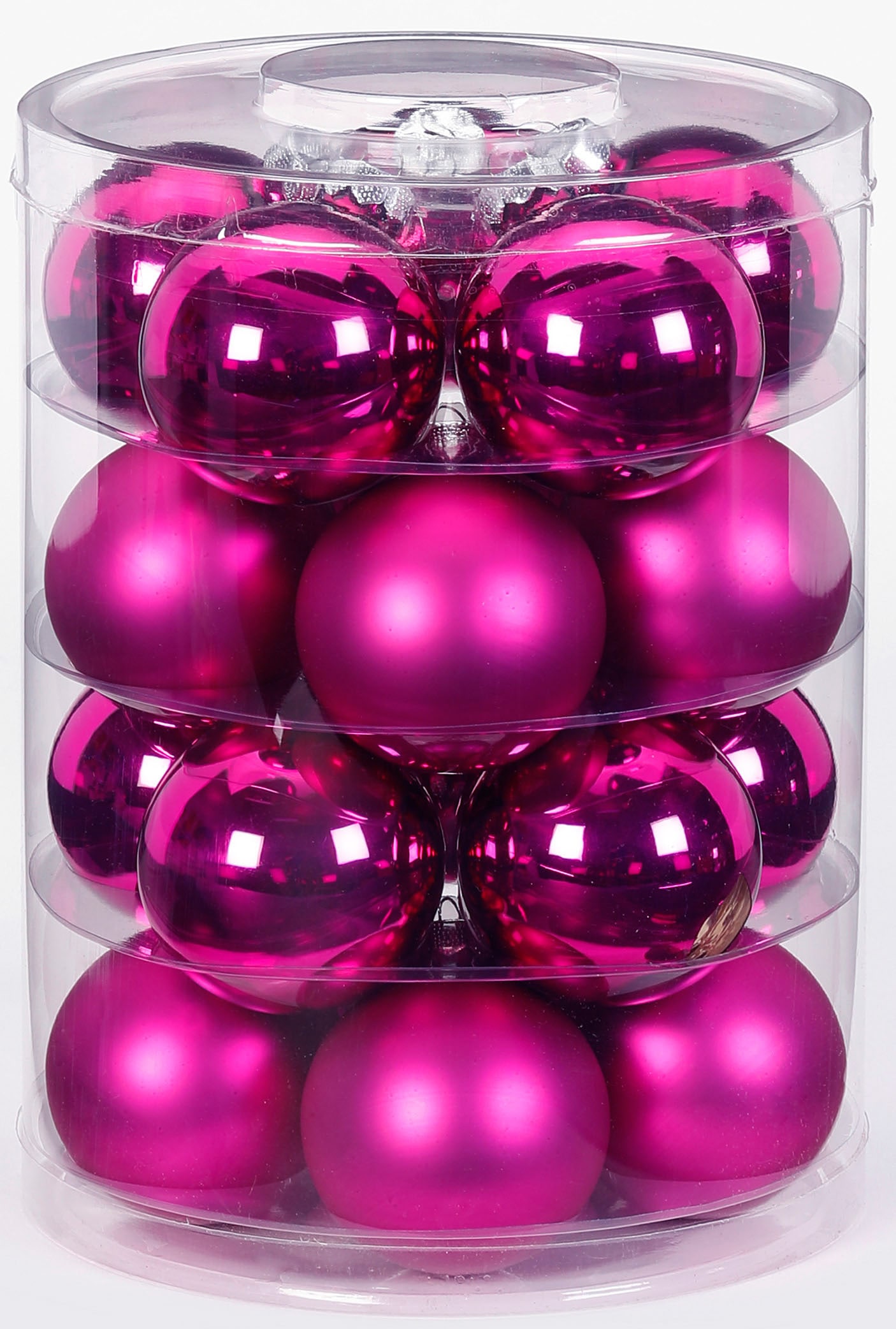MAGIC by Inge Weihnachtsbaumkugel »Paradise Purple, Weihnachtsdeko,  Christbaumschmuck«, (Set, 32 St.), hochwertige Christbaumkugeln aus Glas, Ø  6 cm und Ø 8 cm bestellen