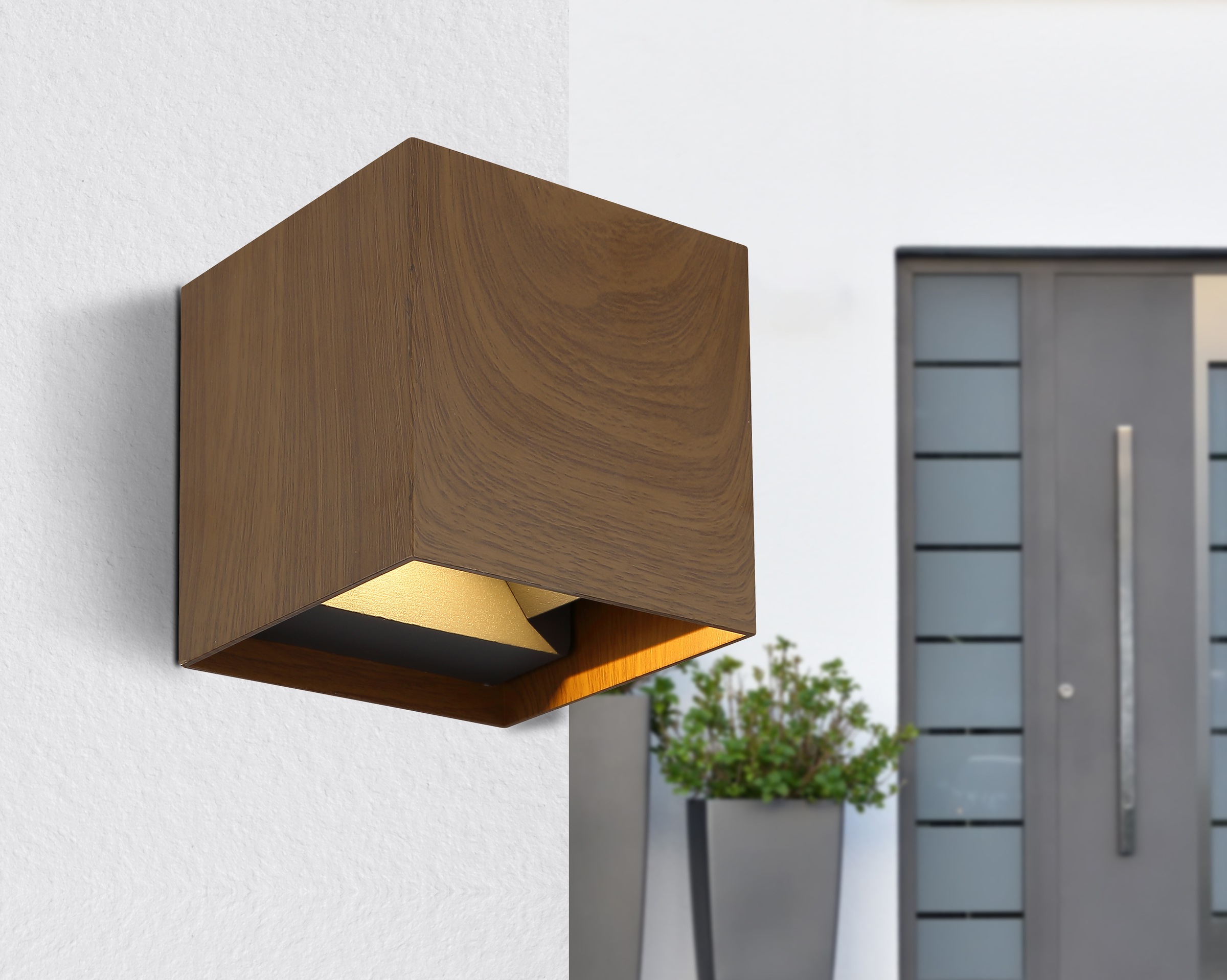 GLOBO LIGHTING LED Außen-Wandleuchte »VERONIKA«, Leuchtmittel LED-Modul | LED fest integriert, Außenlampe/Lichtschein: auf- und abwärts/ IP54/3000K