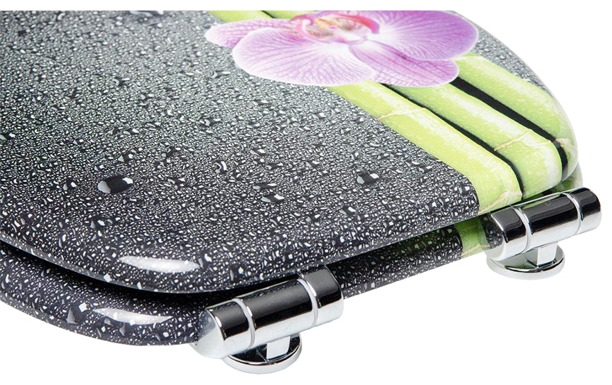 Sanilo Badaccessoire-Set »Asia«, (Komplett-Set, 3 tlg.), bestehend aus WC-Sitz, Badteppich und Waschbeckenstöpsel