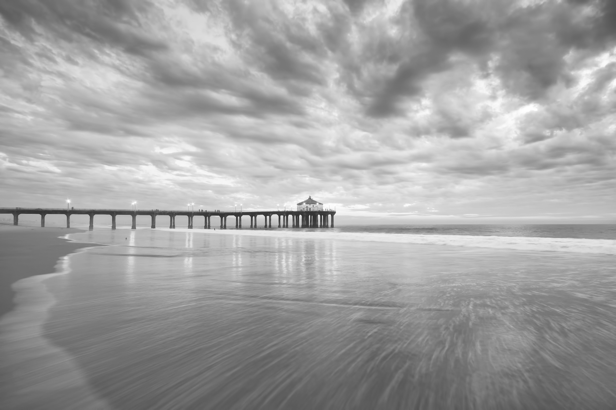 Papermoon Fototapete »Manhattan Beach Pier« günstig online kaufen