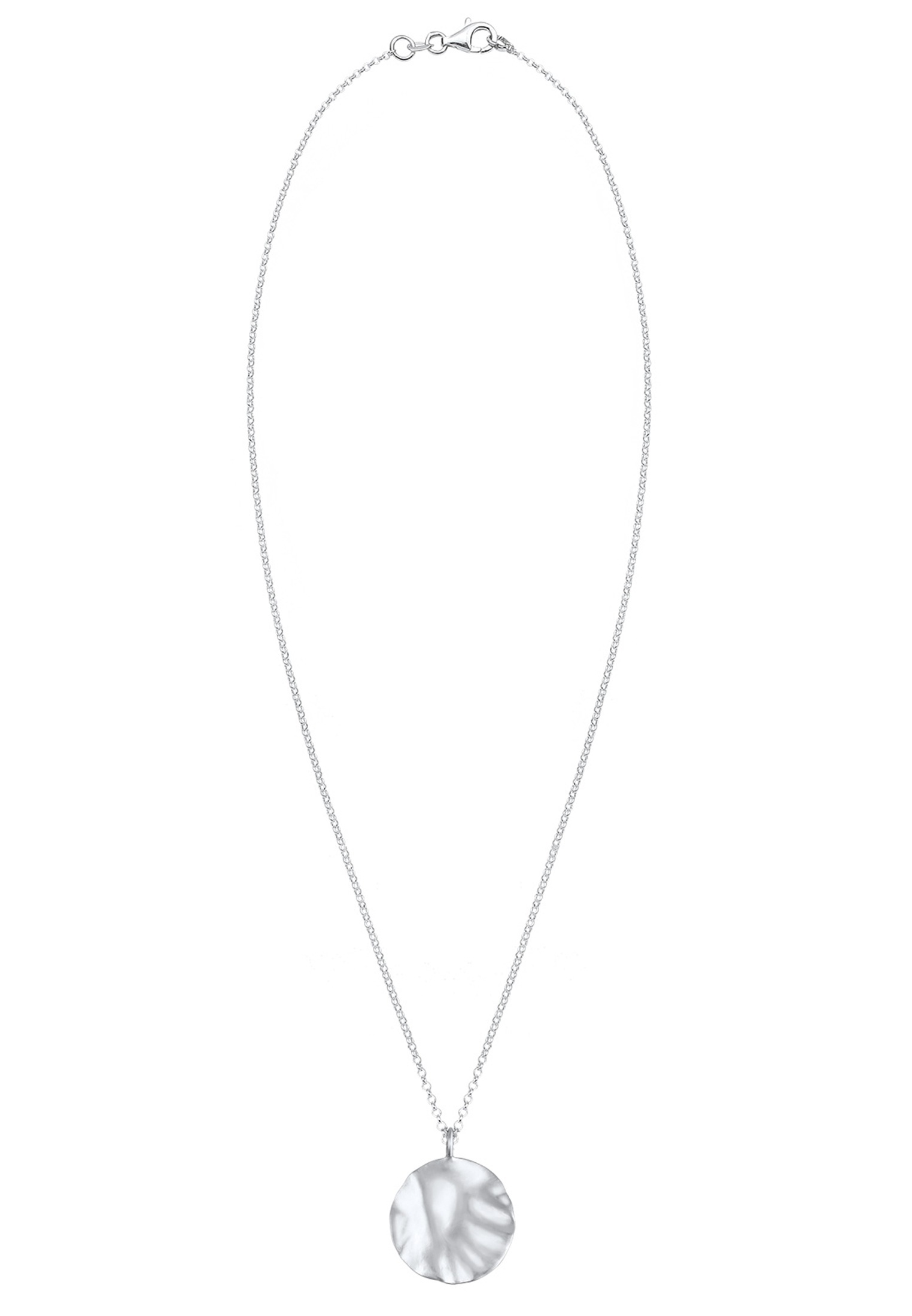 Elli Kette mit Anhänger »Plättchen Organic Design 925 Sterling Silber«